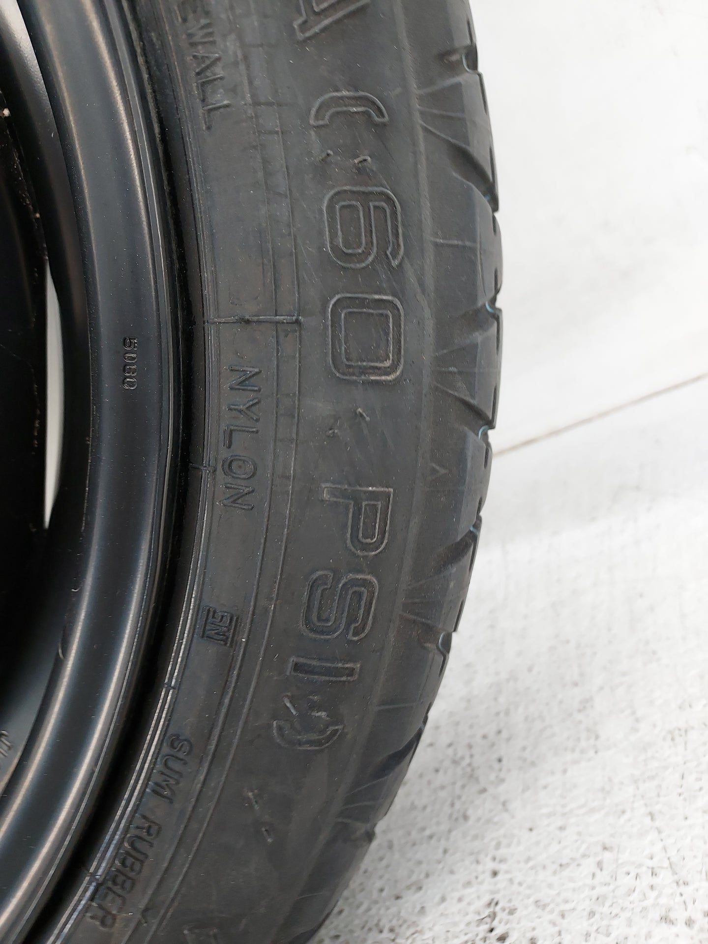 Toyota Prius Spare Donut Tire Wheel Rim Oem 1420786 - Oemusedautoparts1.com