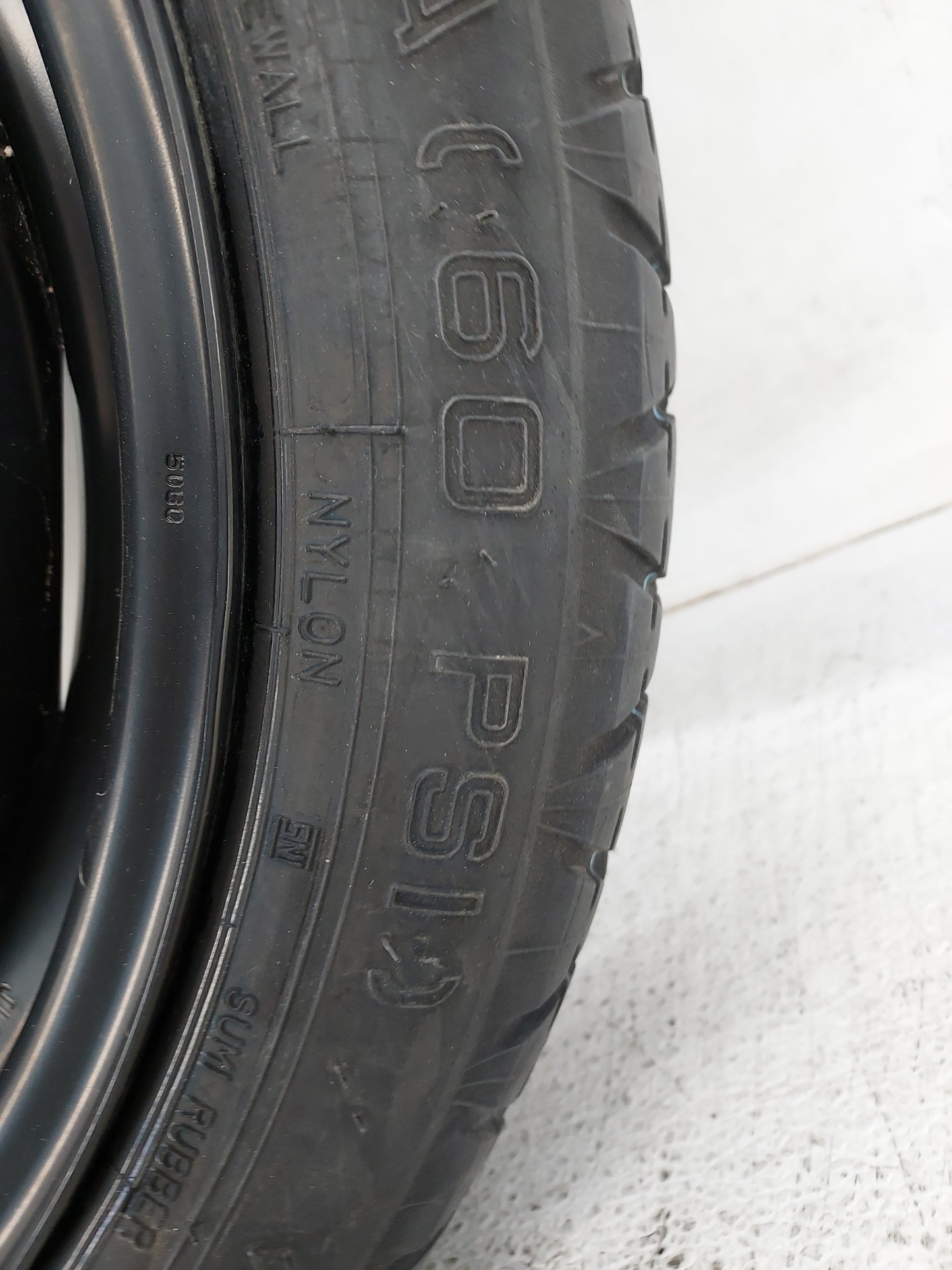 Toyota Prius Spare Donut Tire Wheel Rim Oem 1420786 - Oemusedautoparts1.com