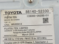 2016-2017 Toyota Prius Radio AM FM Cd Player Receiver Replacement P/N:86140-52330 139000-0920B101 Fits Fits 2016 2017 OEM Us