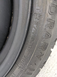 Toyota Prius Spare Donut Tire Wheel Rim Oem 1461507 - Oemusedautoparts1.com