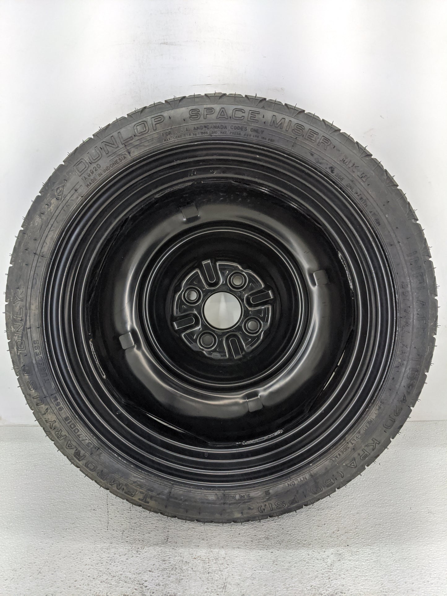 Toyota Prius Spare Donut Tire Wheel Rim Oem 1461507 - Oemusedautoparts1.com