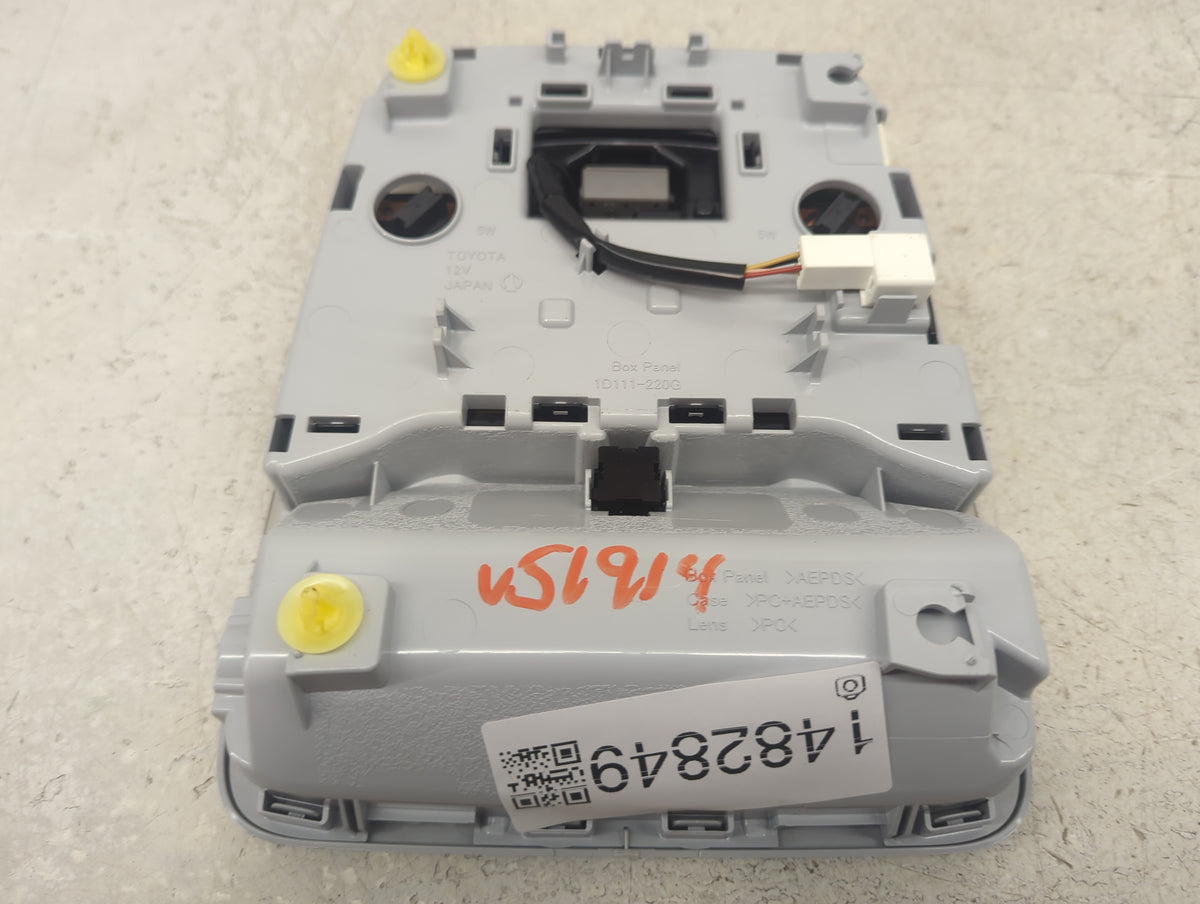 2016-2022 Toyota Prius Overhead Roof Console - Oemusedautoparts1.com