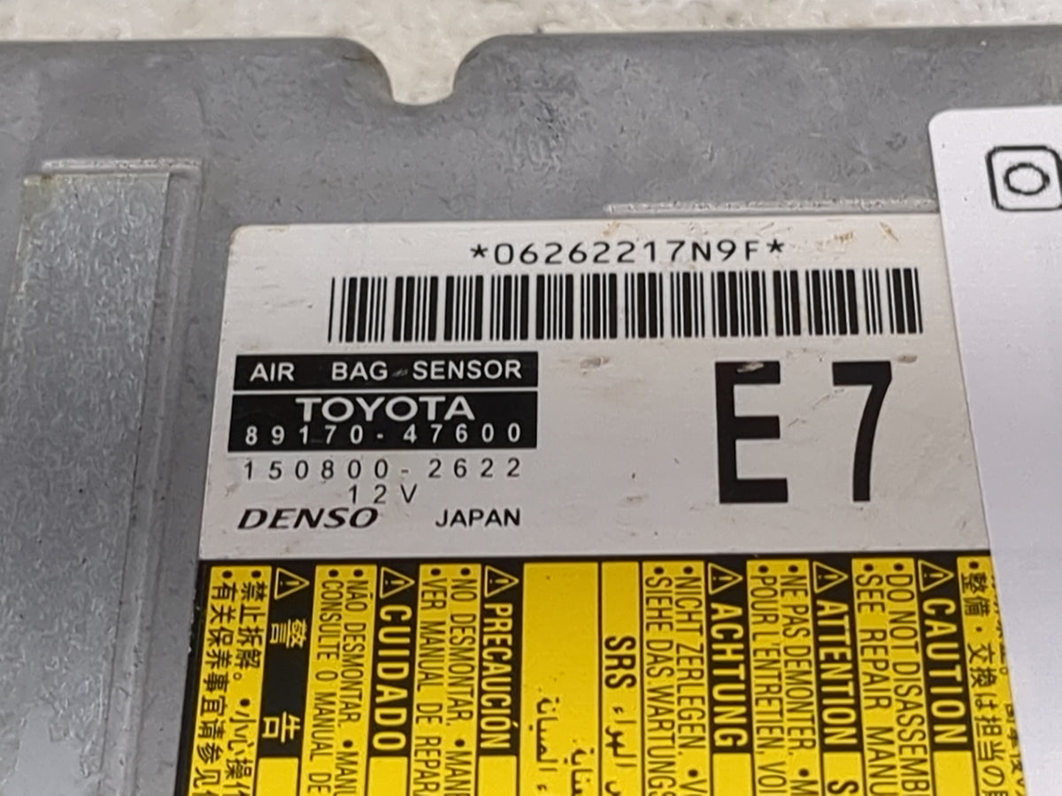 2016-2018 Toyota Prius Safety Restraint Srs Airbag Control Module - Oemusedautoparts1.com
