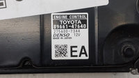 2016 Toyota Prius PCM Engine Control Computer ECU ECM PCU OEM P/N:89661-47640 Fits OEM Used Auto Parts - Oemusedautoparts1.c