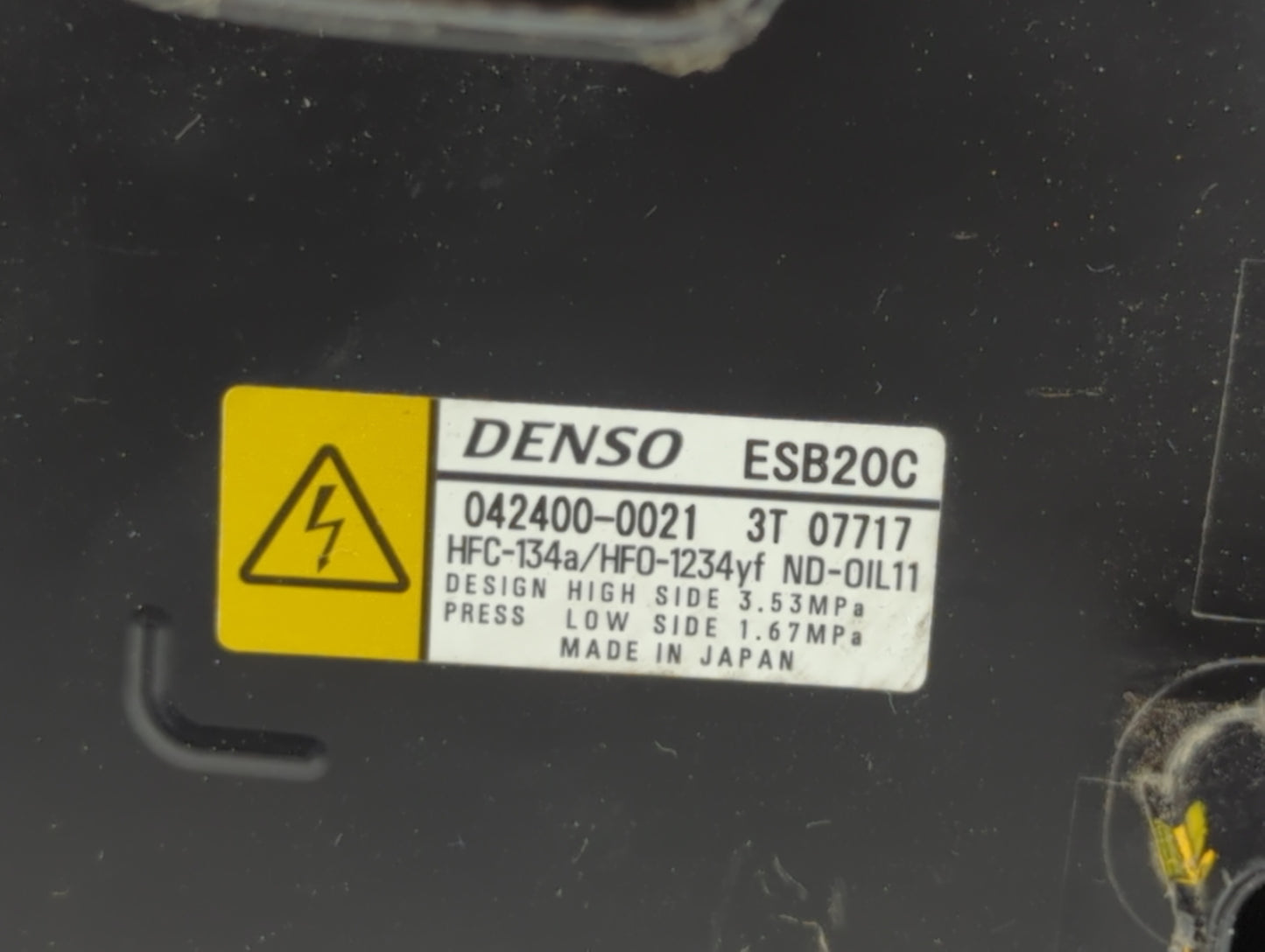 2016-2022 Toyota Prius Air Conditioning A/c Ac Compressor Oem - Oemusedautoparts1.com