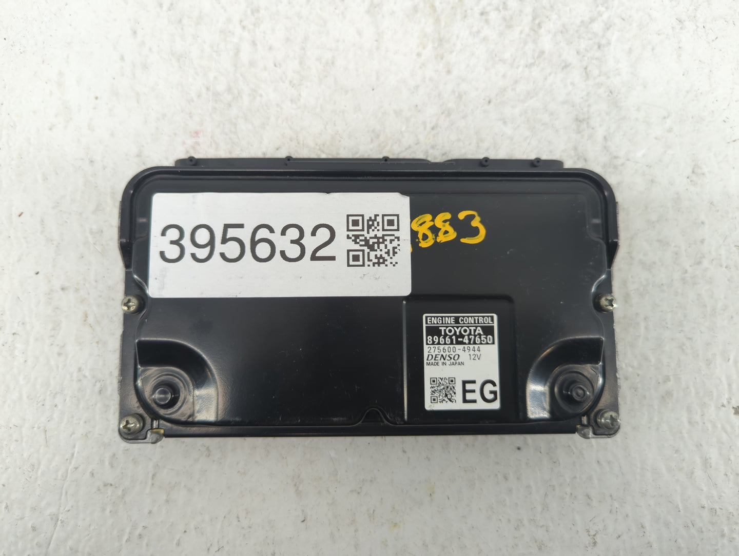 2016 Toyota Prius PCM Engine Control Computer ECU ECM PCU OEM P/N:89661-47650 Fits OEM Used Auto Parts - Oemusedautoparts1.c