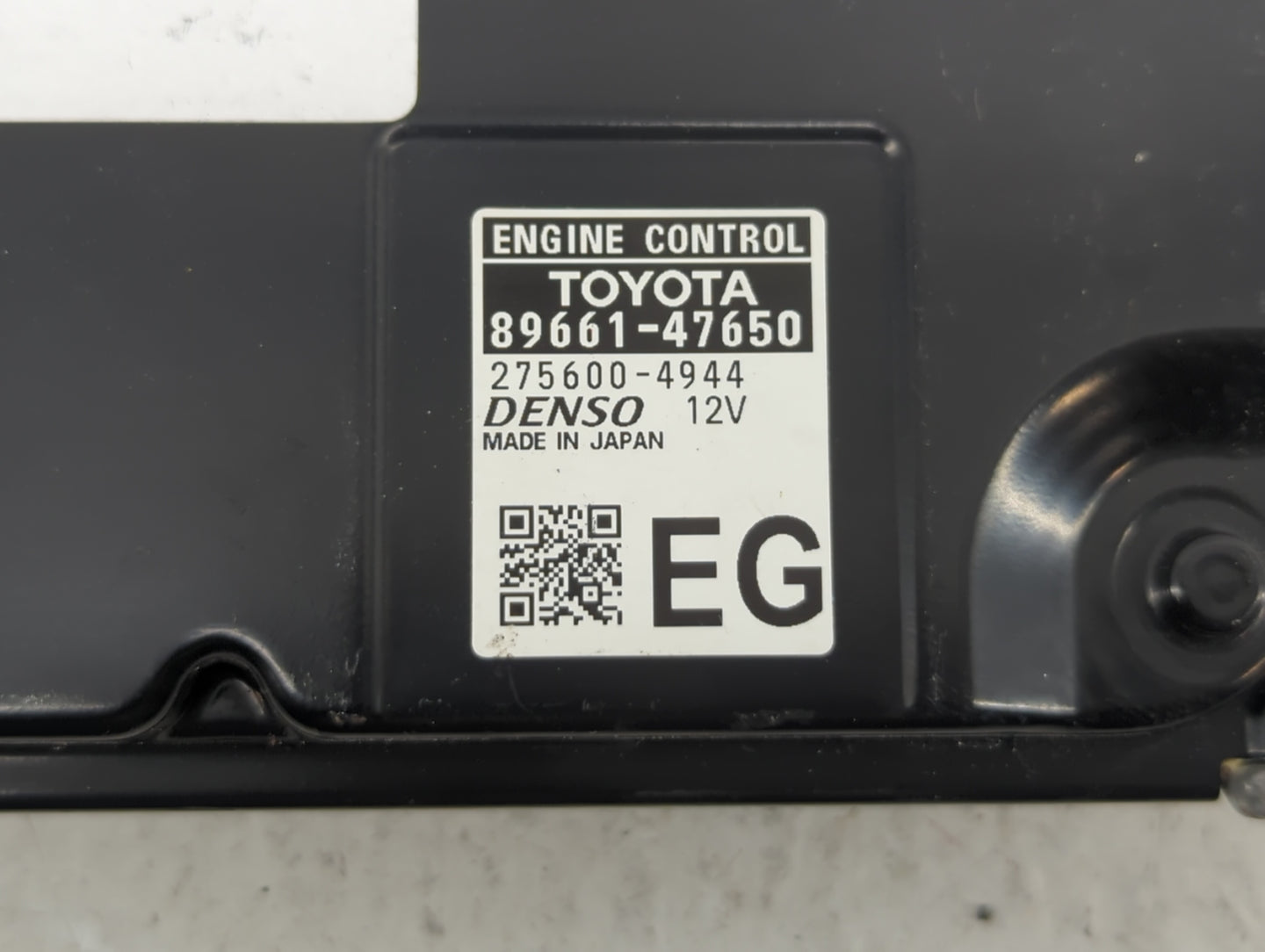 2016 Toyota Prius PCM Engine Control Computer ECU ECM PCU OEM P/N:89661-47650 Fits OEM Used Auto Parts - Oemusedautoparts1.c
