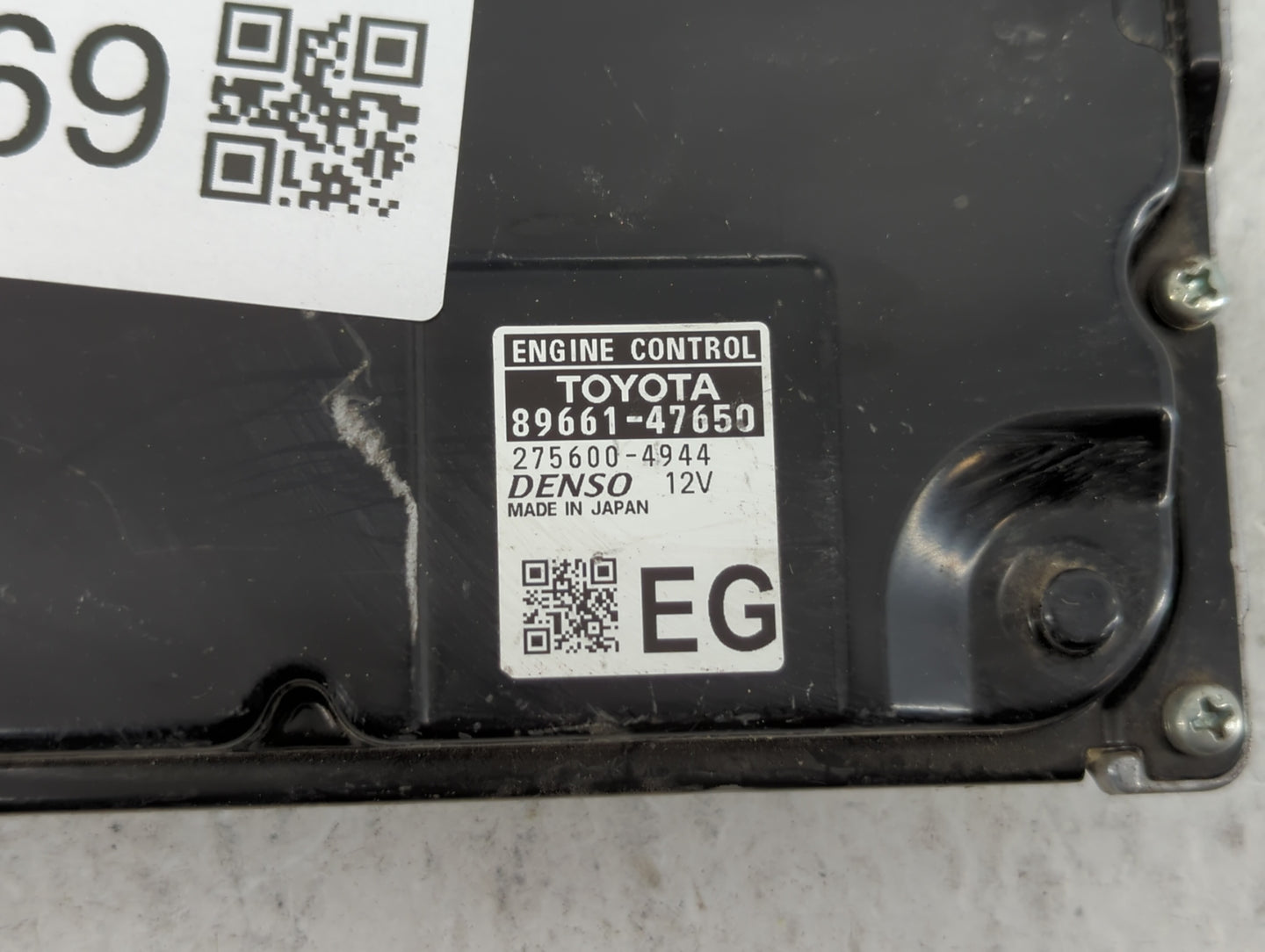 2016 Toyota Prius PCM Engine Control Computer ECU ECM PCU OEM P/N:89661-47650 Fits OEM Used Auto Parts - Oemusedautoparts1.c