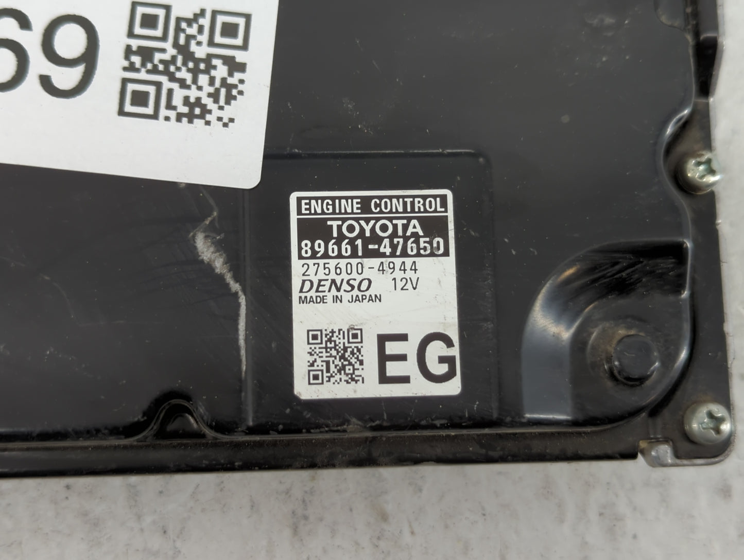 2016 Toyota Prius PCM Engine Control Computer ECU ECM PCU OEM P/N:89661-47650 Fits OEM Used Auto Parts - Oemusedautoparts1.c