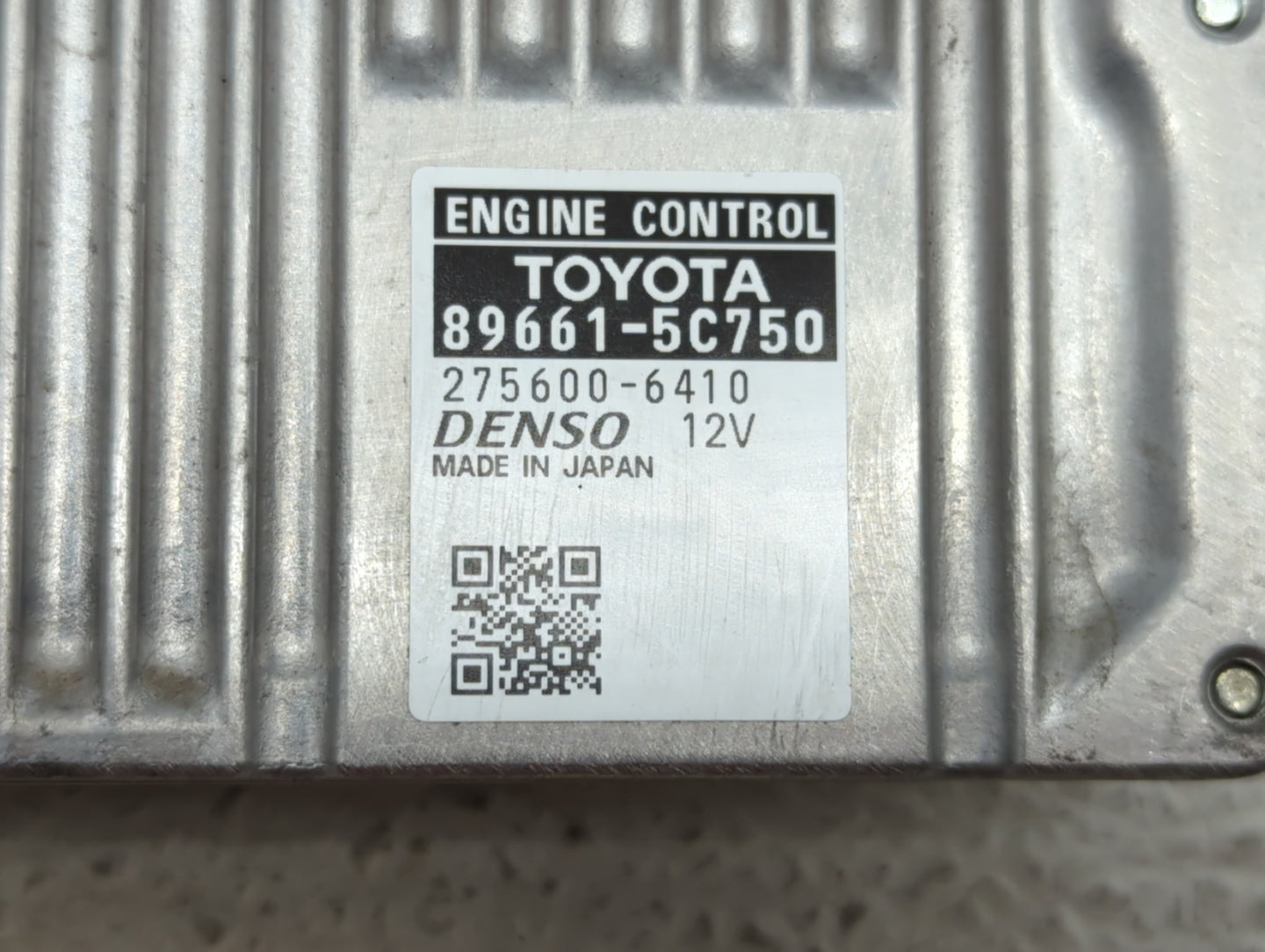 2016-2017 Toyota Prius PCM Engine Control Computer ECU ECM PCU OEM P/N:89661-5C750 Fits Fits 2016 2017 OEM Used Auto Parts -