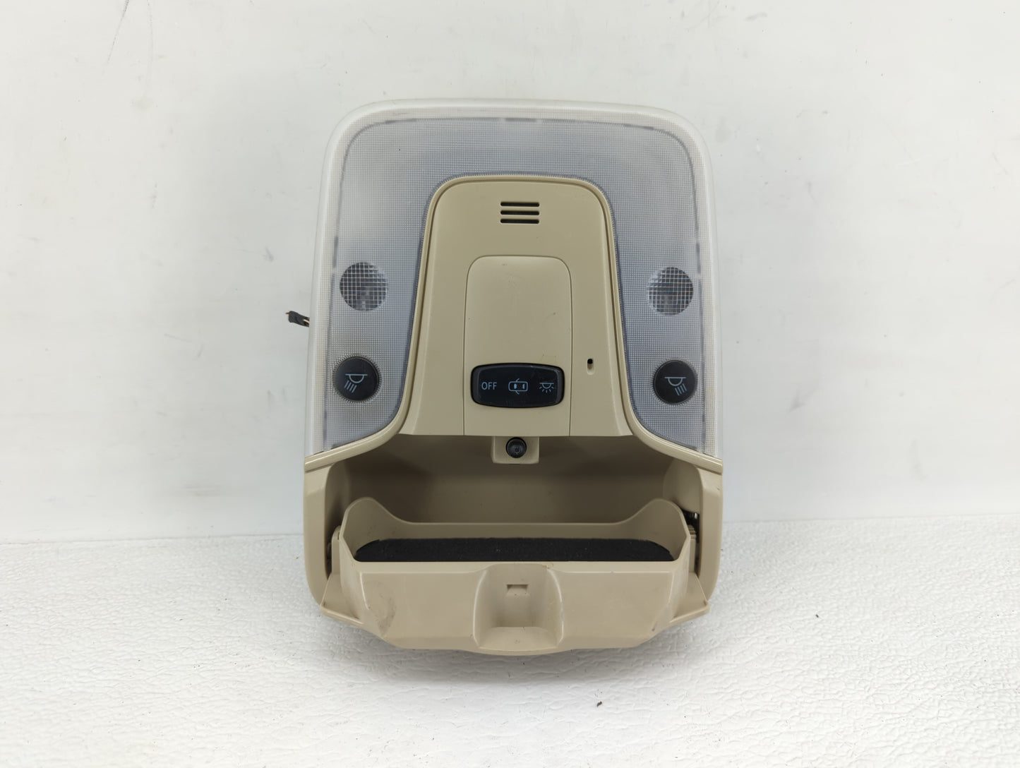 2016 Toyota Prius Overhead Roof Console Beige - Oemusedautoparts1.com