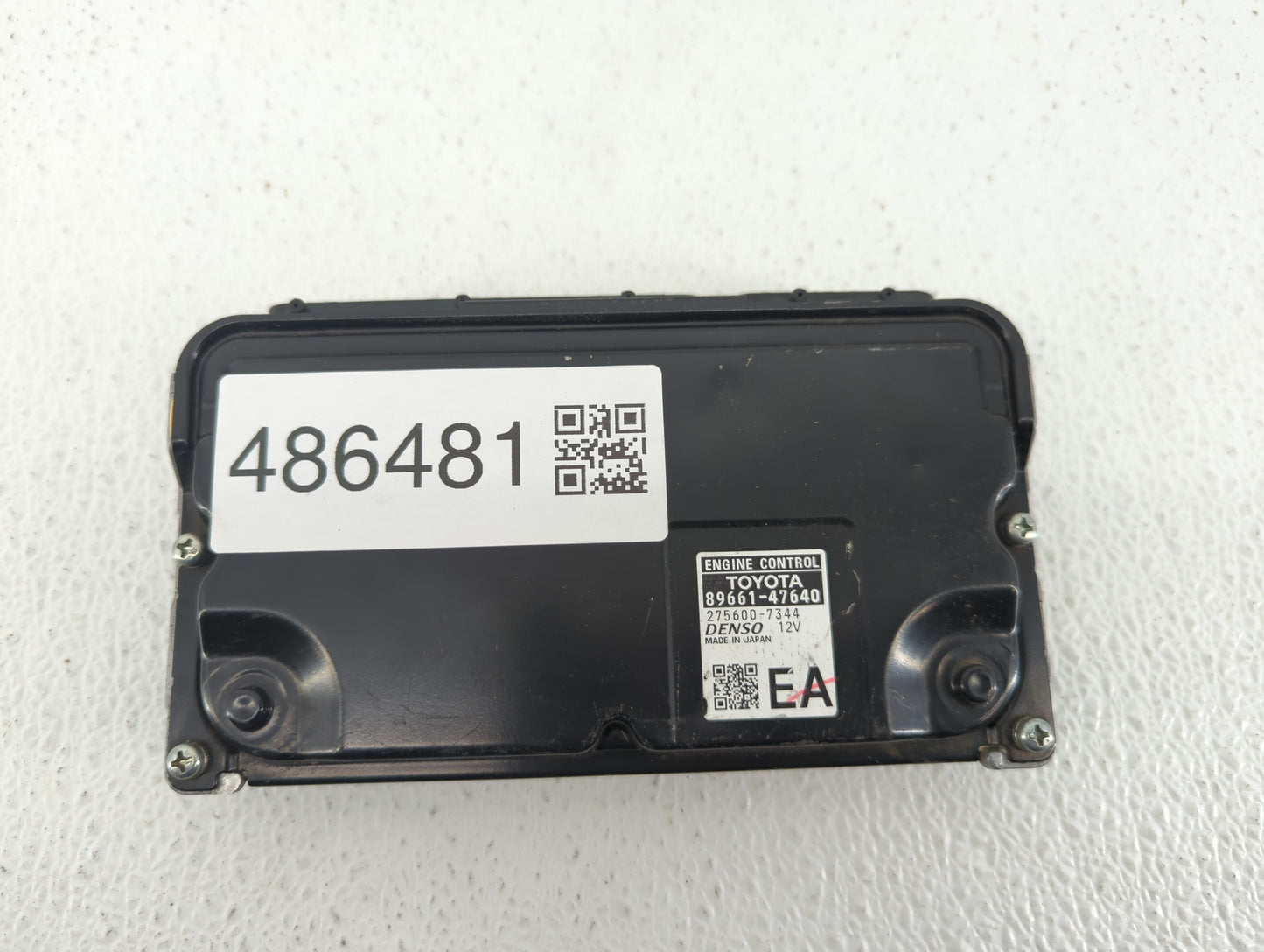2016 Toyota Prius PCM Engine Control Computer ECU ECM PCU OEM P/N:89661-47640 39111-2G677, 39101-2G677 Fits OEM Used Auto Pa