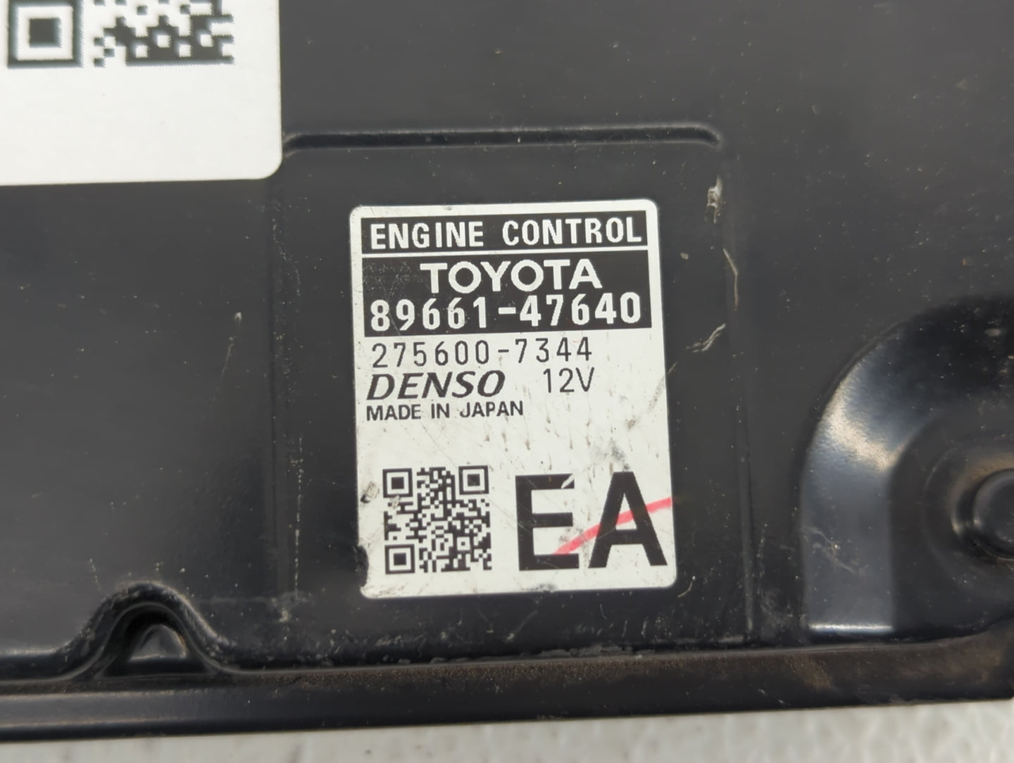 2016 Toyota Prius PCM Engine Control Computer ECU ECM PCU OEM P/N:89661-47640 39111-2G677, 39101-2G677 Fits OEM Used Auto Pa