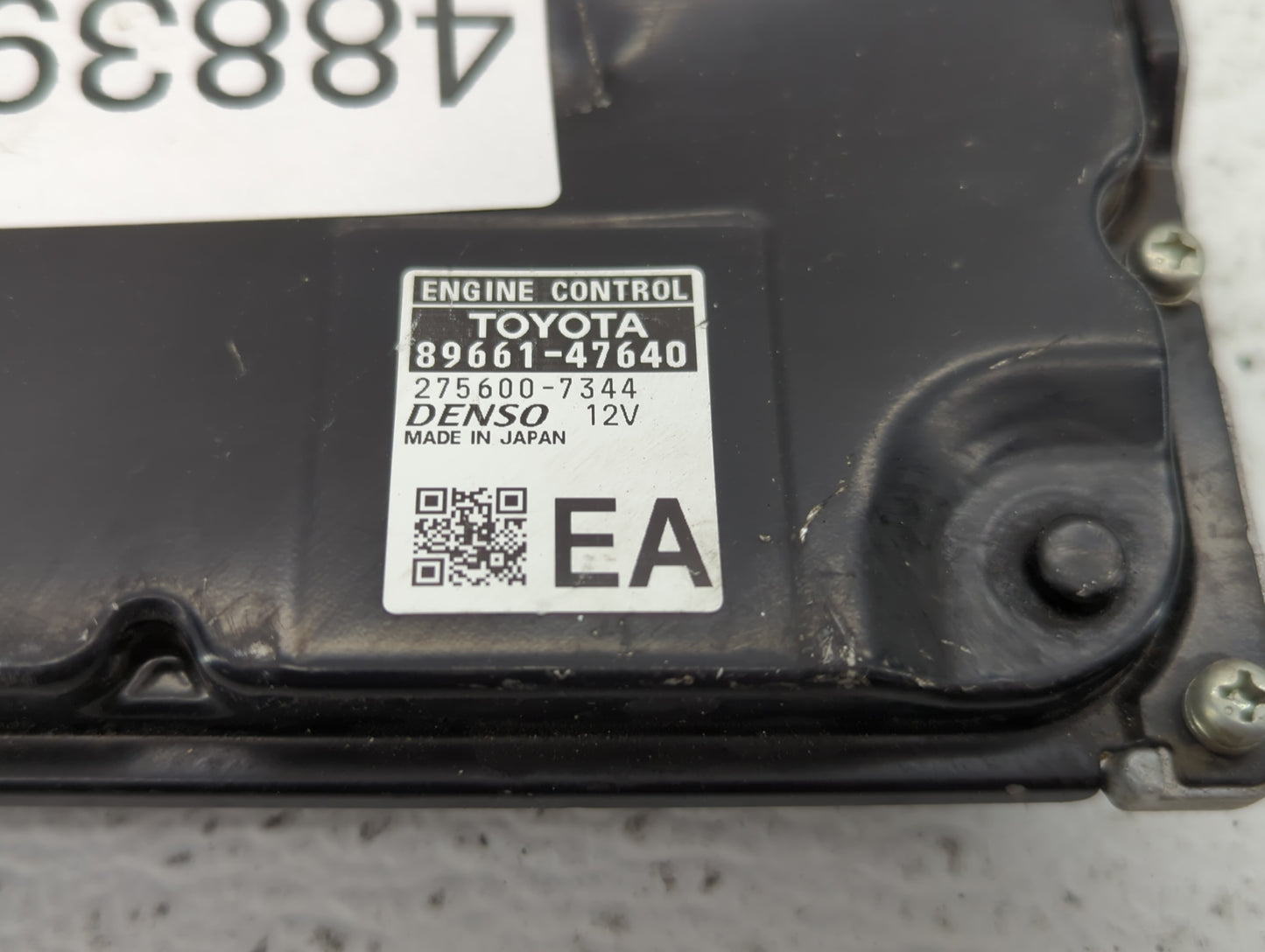 2016 Toyota Prius PCM Engine Control Computer ECU ECM PCU OEM P/N:89661-47640 39111-2G677, 39101-2G677 Fits OEM Used Auto Pa