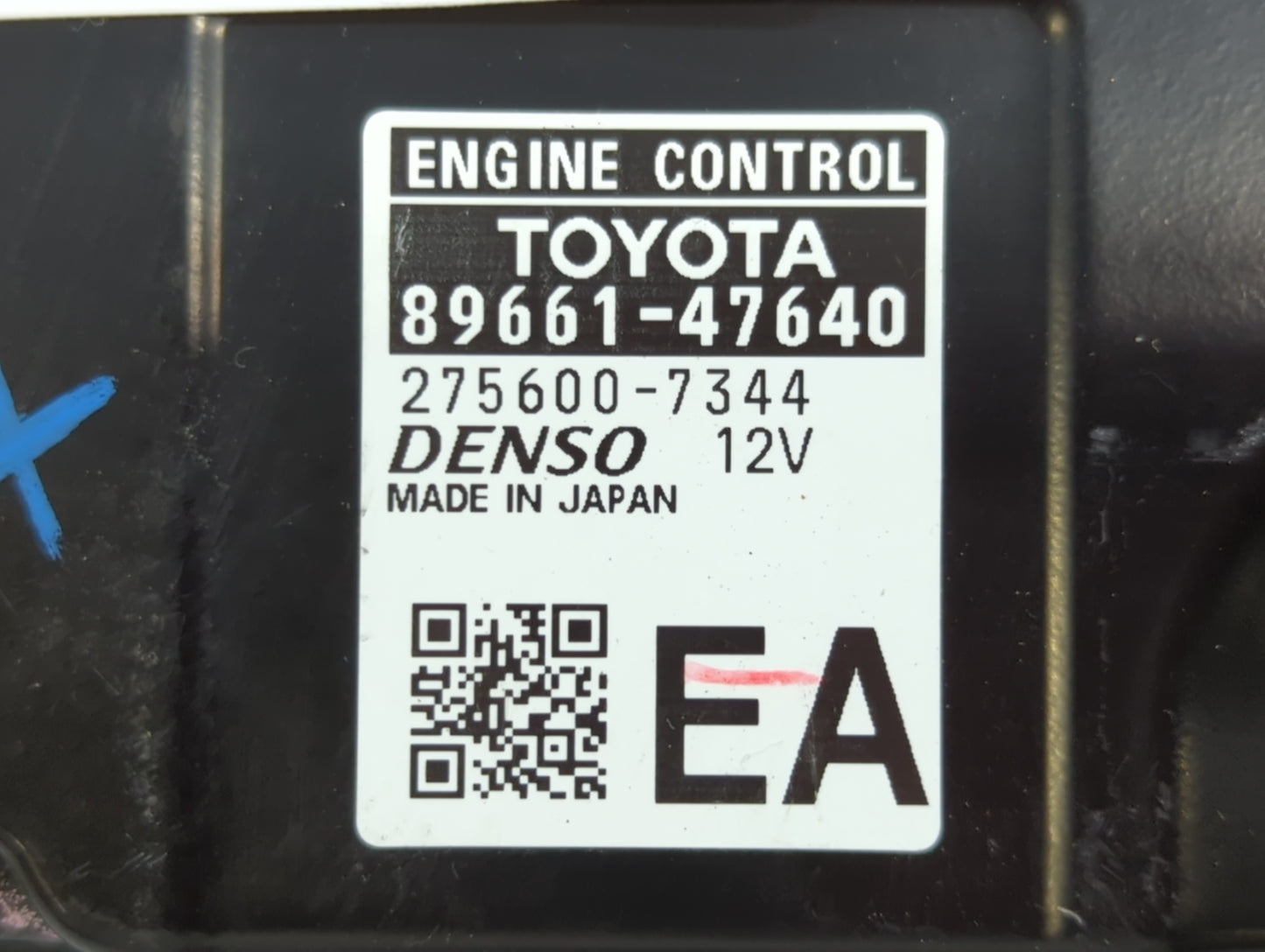 2016 Toyota Prius PCM Engine Control Computer ECU ECM PCU OEM P/N:89661-47640 Fits OEM Used Auto Parts - Oemusedautoparts1.c