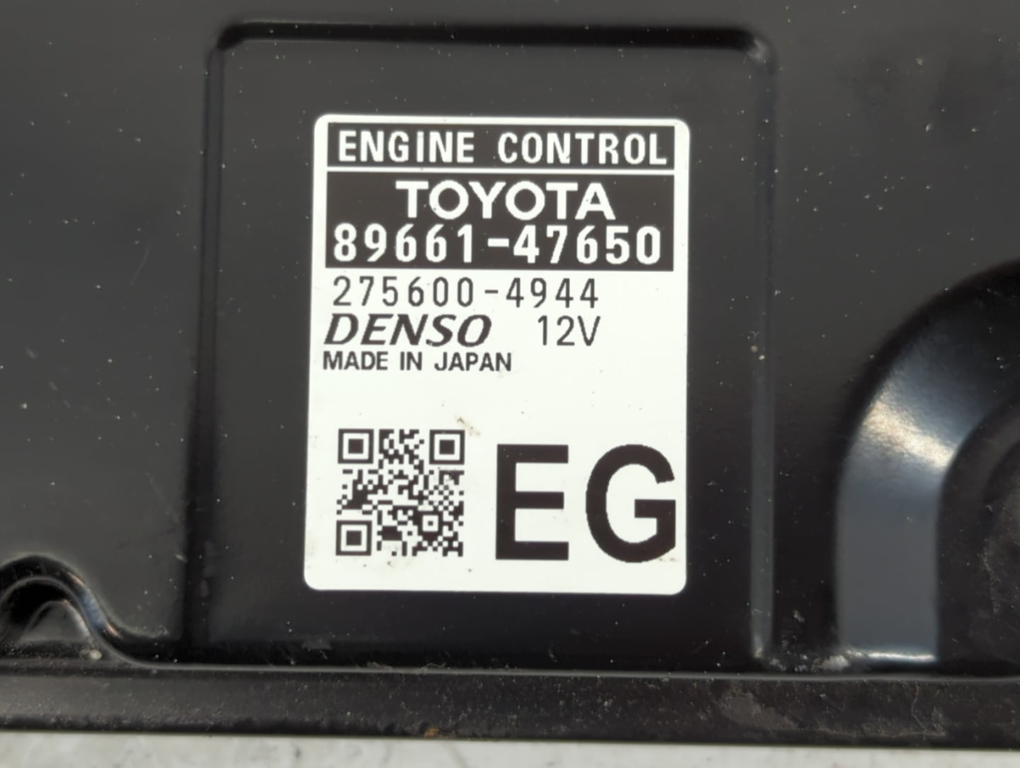 2016 Toyota Prius PCM Engine Control Computer ECU ECM PCU OEM P/N:89661-47650 Fits OEM Used Auto Parts - Oemusedautoparts1.c