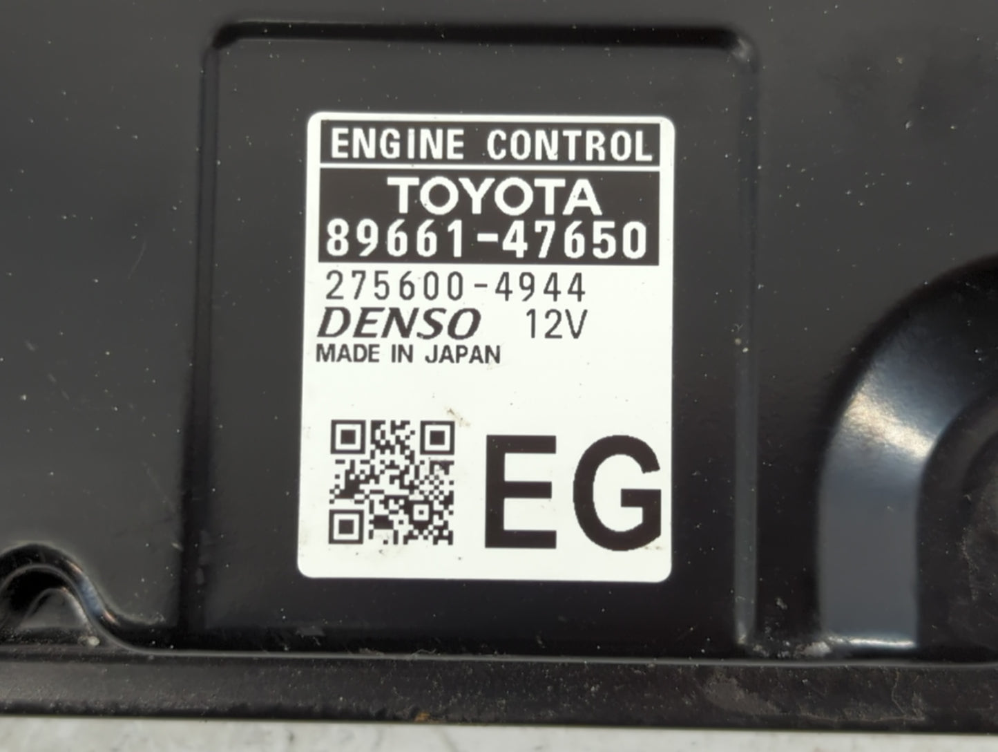 2016 Toyota Prius PCM Engine Control Computer ECU ECM PCU OEM P/N:89661-47650 Fits OEM Used Auto Parts - Oemusedautoparts1.c