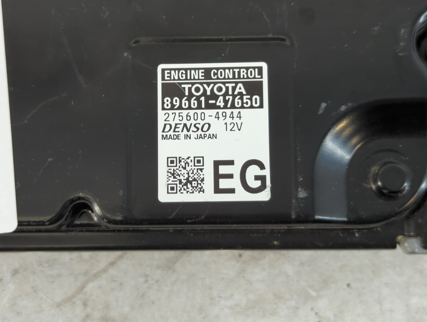 2016 Toyota Prius PCM Engine Control Computer ECU ECM PCU OEM P/N:89661-47650 Fits OEM Used Auto Parts - Oemusedautoparts1.c