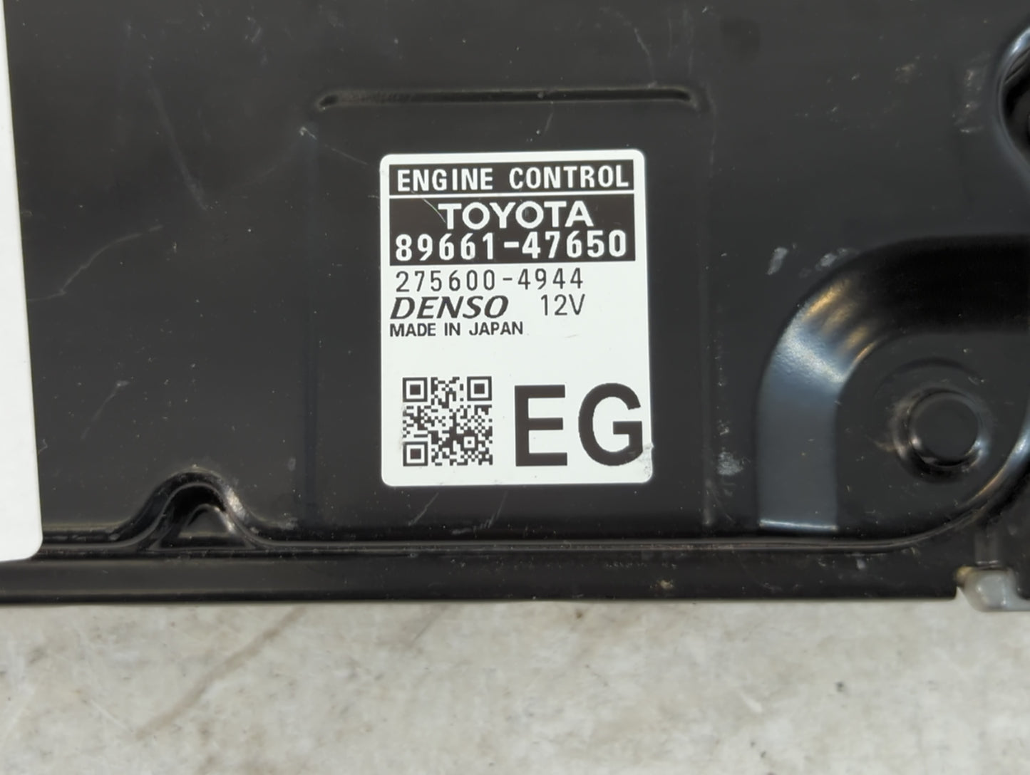 2016 Toyota Prius PCM Engine Control Computer ECU ECM PCU OEM P/N:89661-47650 Fits OEM Used Auto Parts - Oemusedautoparts1.c