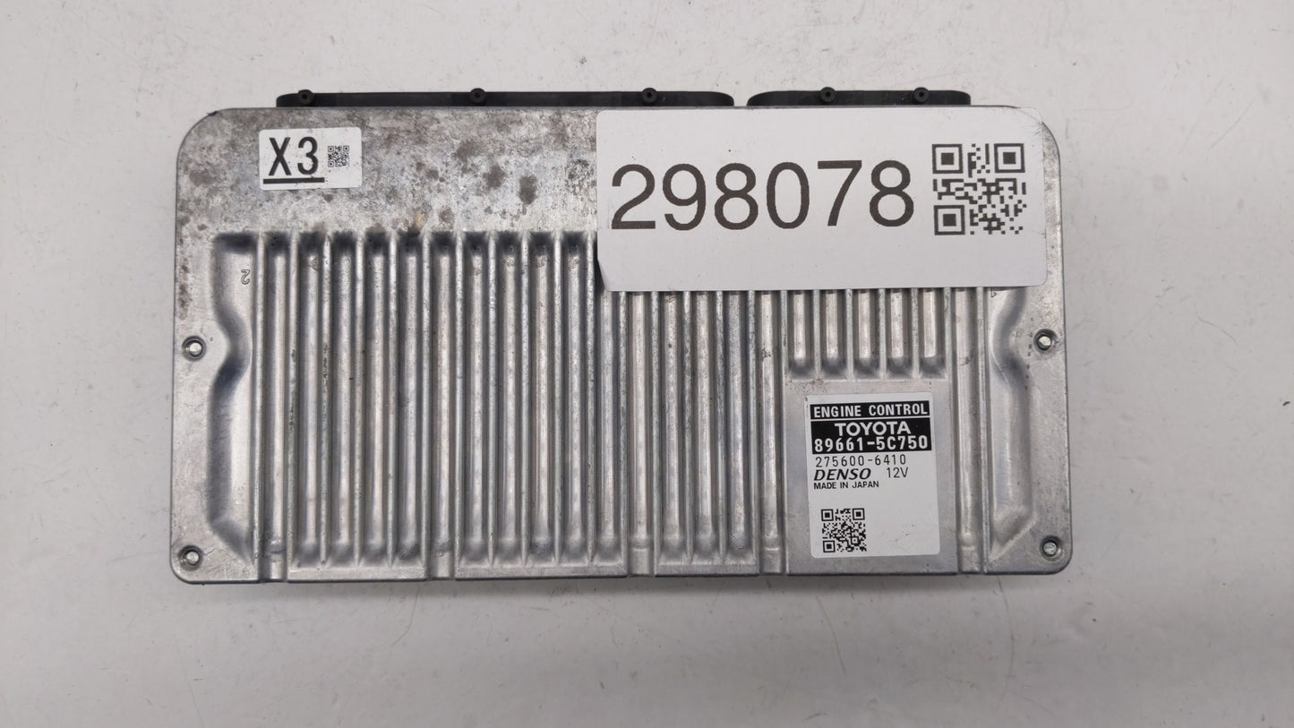 2016-2017 Toyota Prius C PCM Engine Control Computer ECU ECM PCU OEM P/N:89661-5C750 Fits Fits 2016 2017 OEM Used Auto Parts