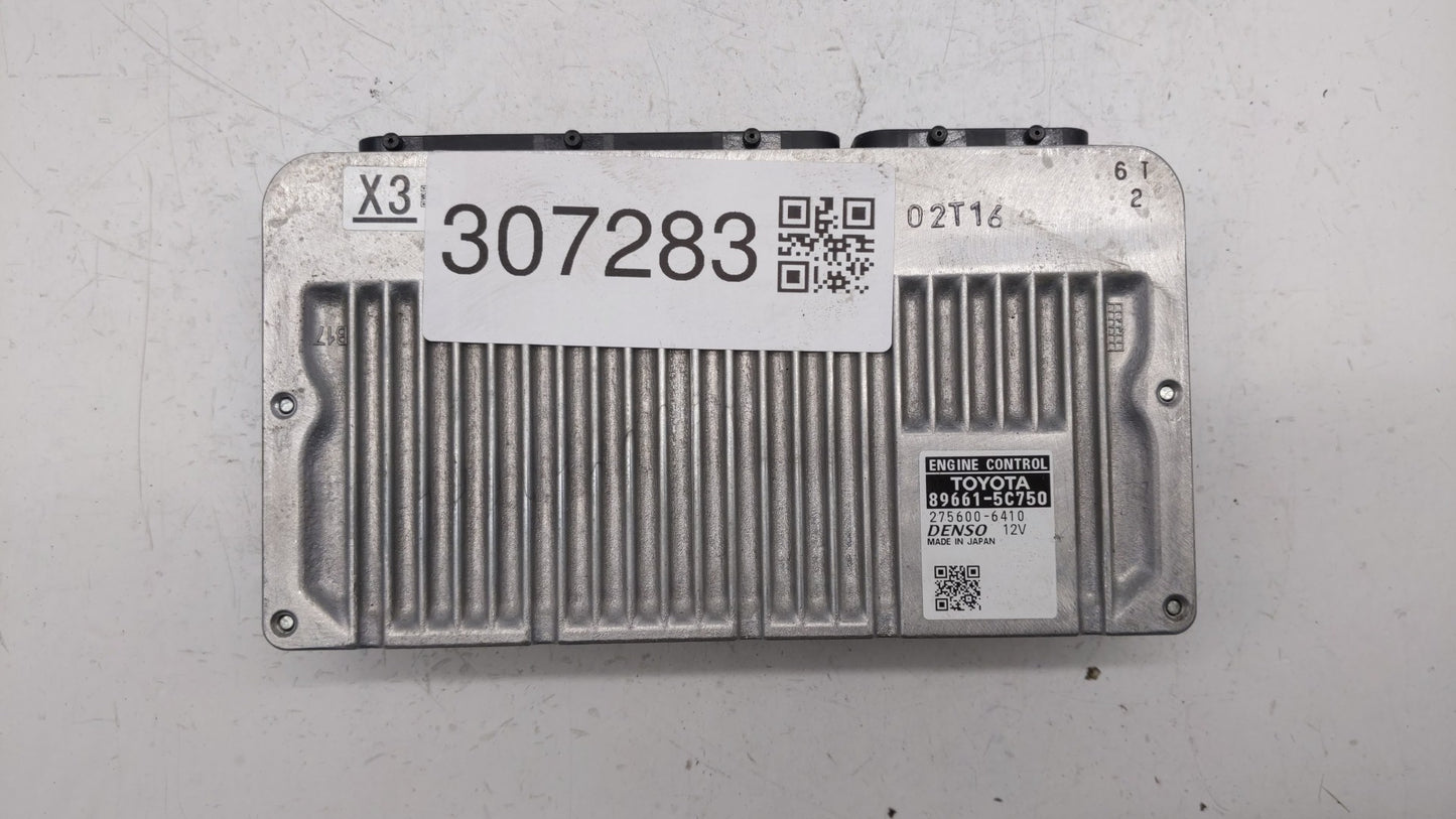 2016-2017 Toyota Prius C PCM Engine Control Computer ECU ECM PCU OEM P/N:89661-5C750 Fits Fits 2016 2017 OEM Used Auto Parts