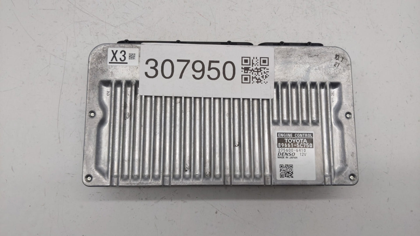 2016-2017 Toyota Prius C PCM Engine Control Computer ECU ECM PCU OEM P/N:89661-5C750 Fits Fits 2016 2017 OEM Used Auto Parts