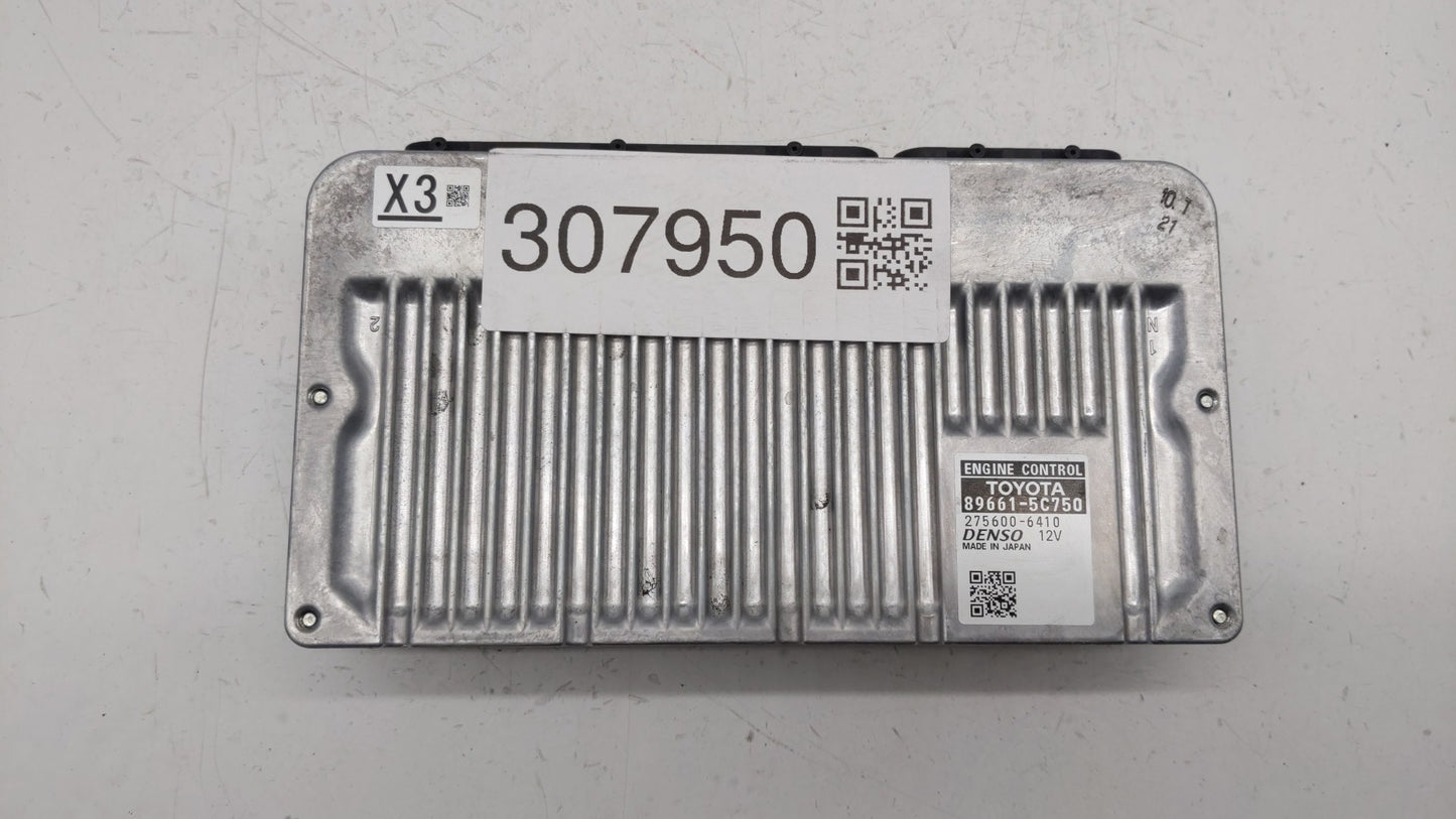 2016-2017 Toyota Prius C PCM Engine Control Computer ECU ECM PCU OEM P/N:89661-5C750 Fits Fits 2016 2017 OEM Used Auto Parts
