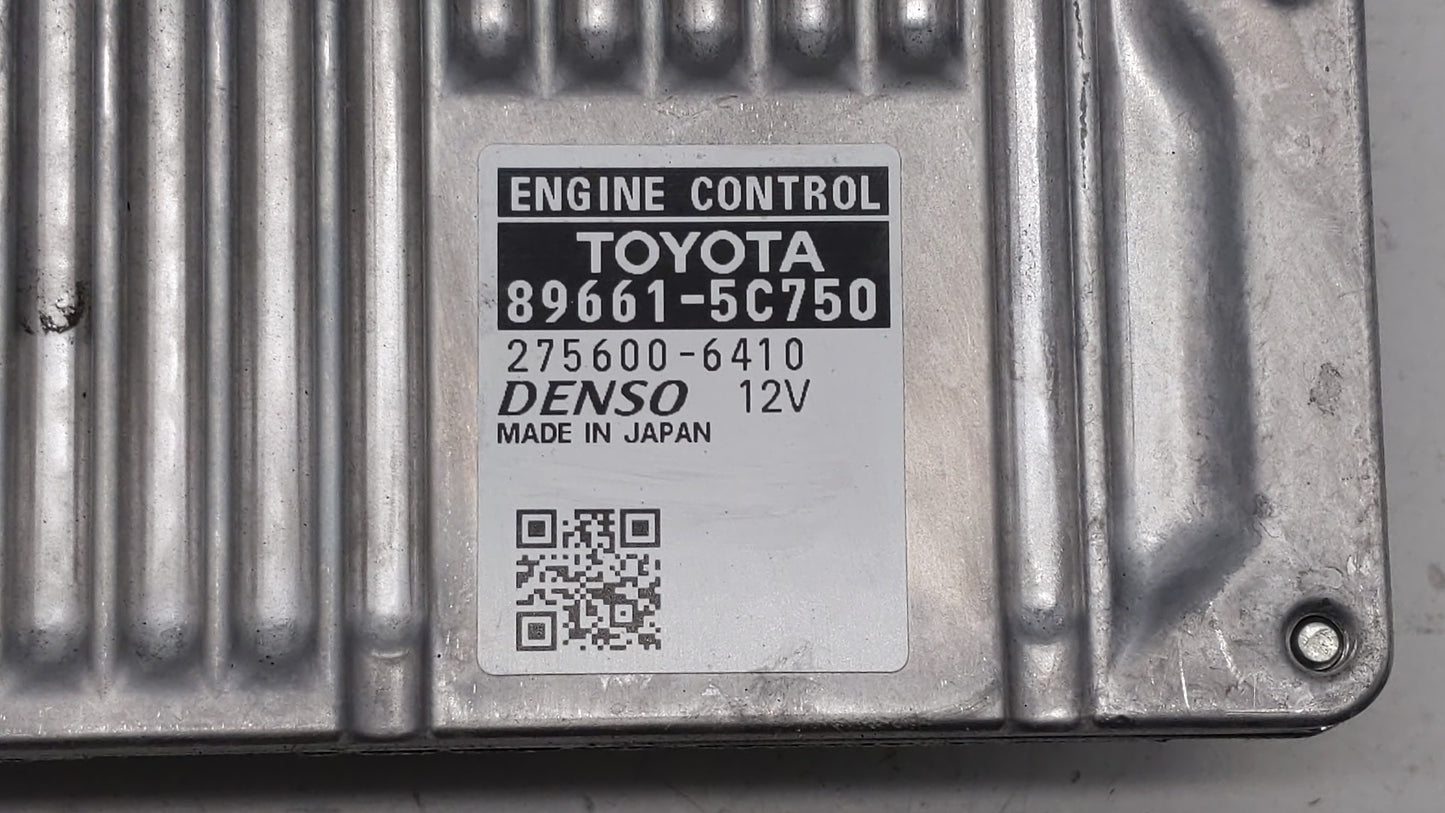 2016-2017 Toyota Prius C PCM Engine Control Computer ECU ECM PCU OEM P/N:89661-5C750 Fits Fits 2016 2017 OEM Used Auto Parts