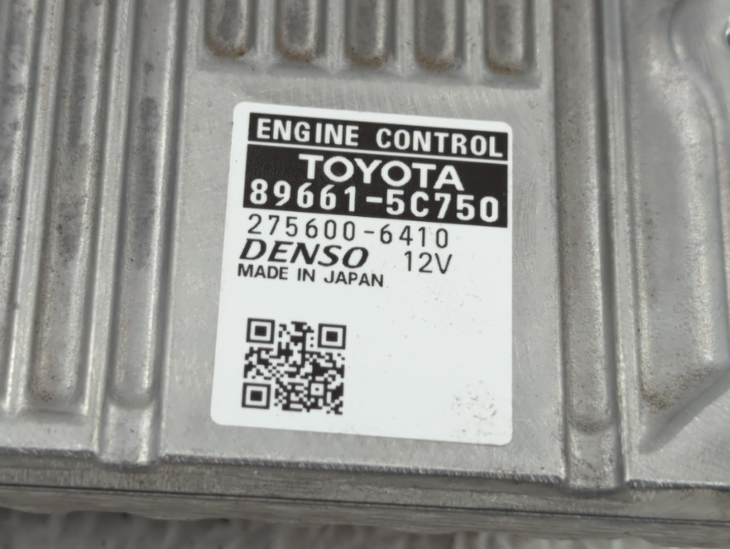 2016-2017 Toyota Prius C PCM Engine Control Computer ECU ECM PCU OEM P/N:89661-5C750 Fits Fits 2016 2017 OEM Used Auto Parts