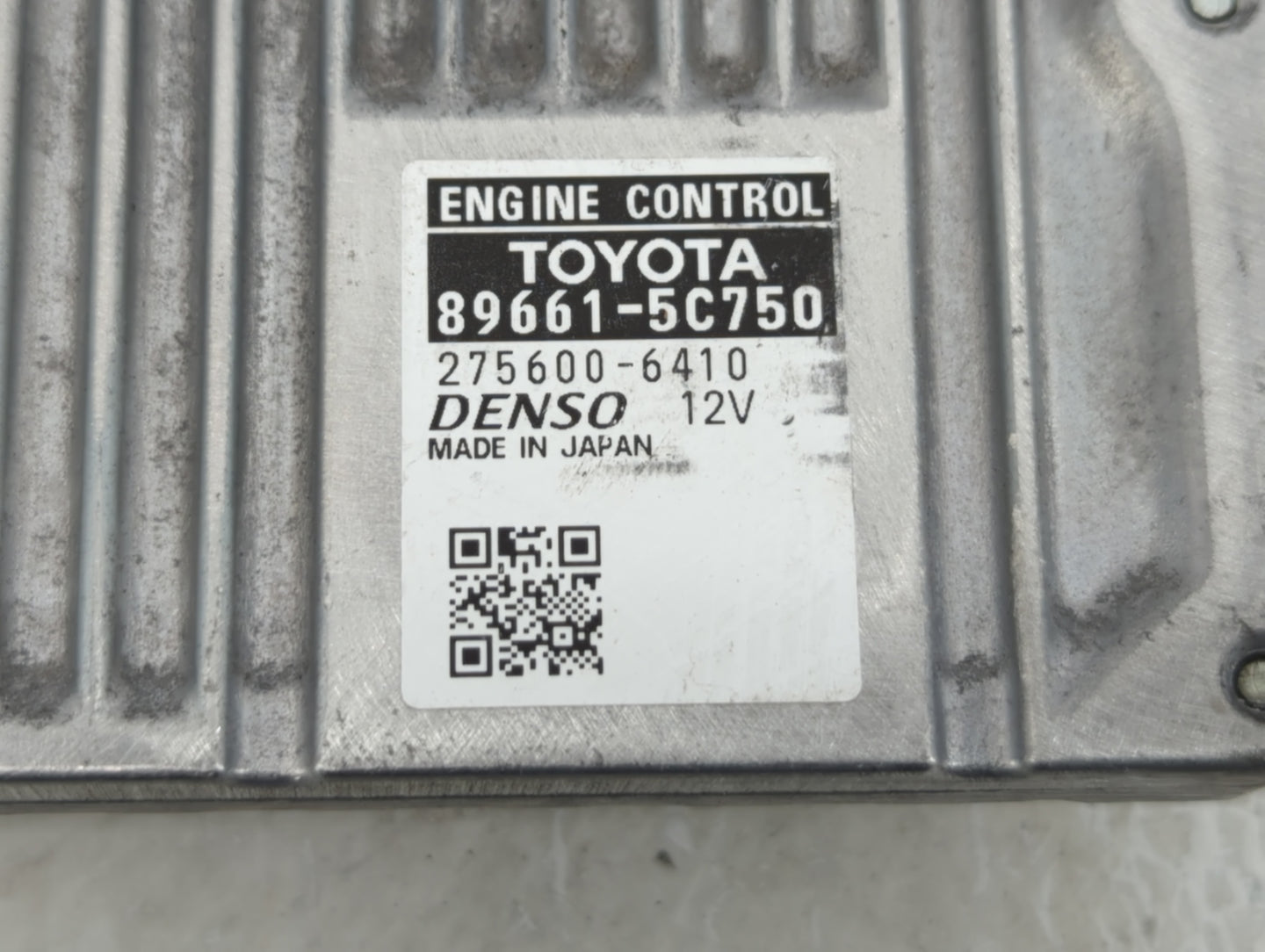 2016-2017 Toyota Prius C PCM Engine Control Computer ECU ECM PCU OEM P/N:89661-5C750 Fits Fits 2016 2017 OEM Used Auto Parts