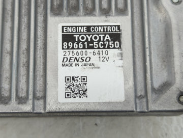 2016-2017 Toyota Prius C PCM Engine Control Computer ECU ECM PCU OEM P/N:89661-5C750 Fits Fits 2016 2017 OEM Used Auto Parts
