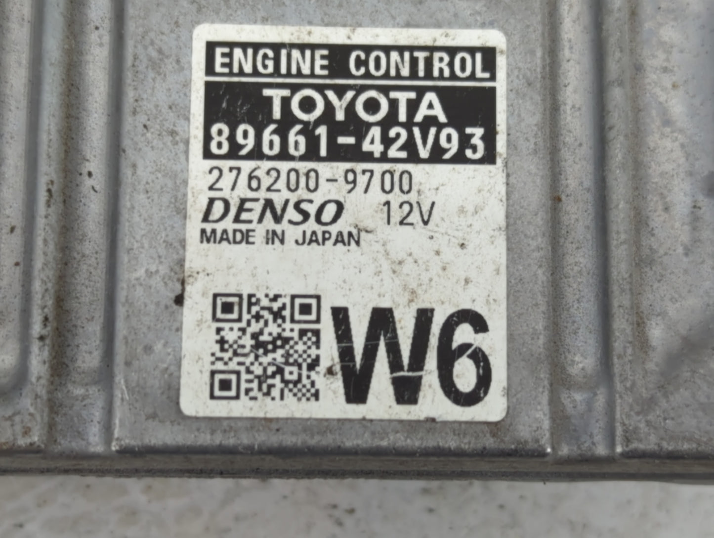 2016-2018 Toyota Rav4 PCM Engine Control Computer ECU ECM PCU OEM P/N:89661-42V93 Fits Fits 2016 2017 2018 OEM Used Auto Par