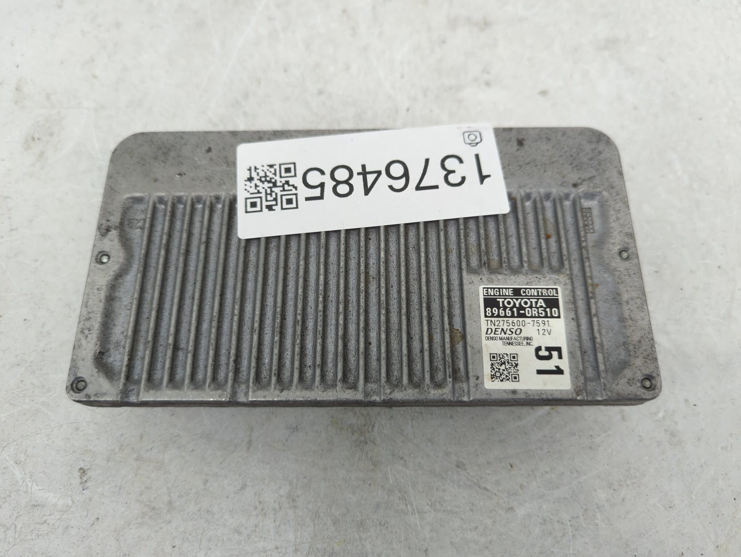 2016-2018 Toyota Rav4 PCM Engine Control Computer ECU ECM PCU OEM P/N:TN275600-7591 89661-0R510 Fits Fits 2016 2017 2018 OEM