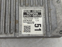 2016-2018 Toyota Rav4 PCM Engine Control Computer ECU ECM PCU OEM P/N:TN275600-7591 89661-0R510 Fits Fits 2016 2017 2018 OEM