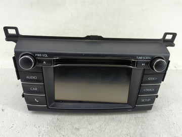 2016-2018 Toyota Rav4 Radio AM FM Cd Player Receiver Replacement P/N:86140-42110 Fits Fits 2016 2017 2018 OEM Used Auto Part