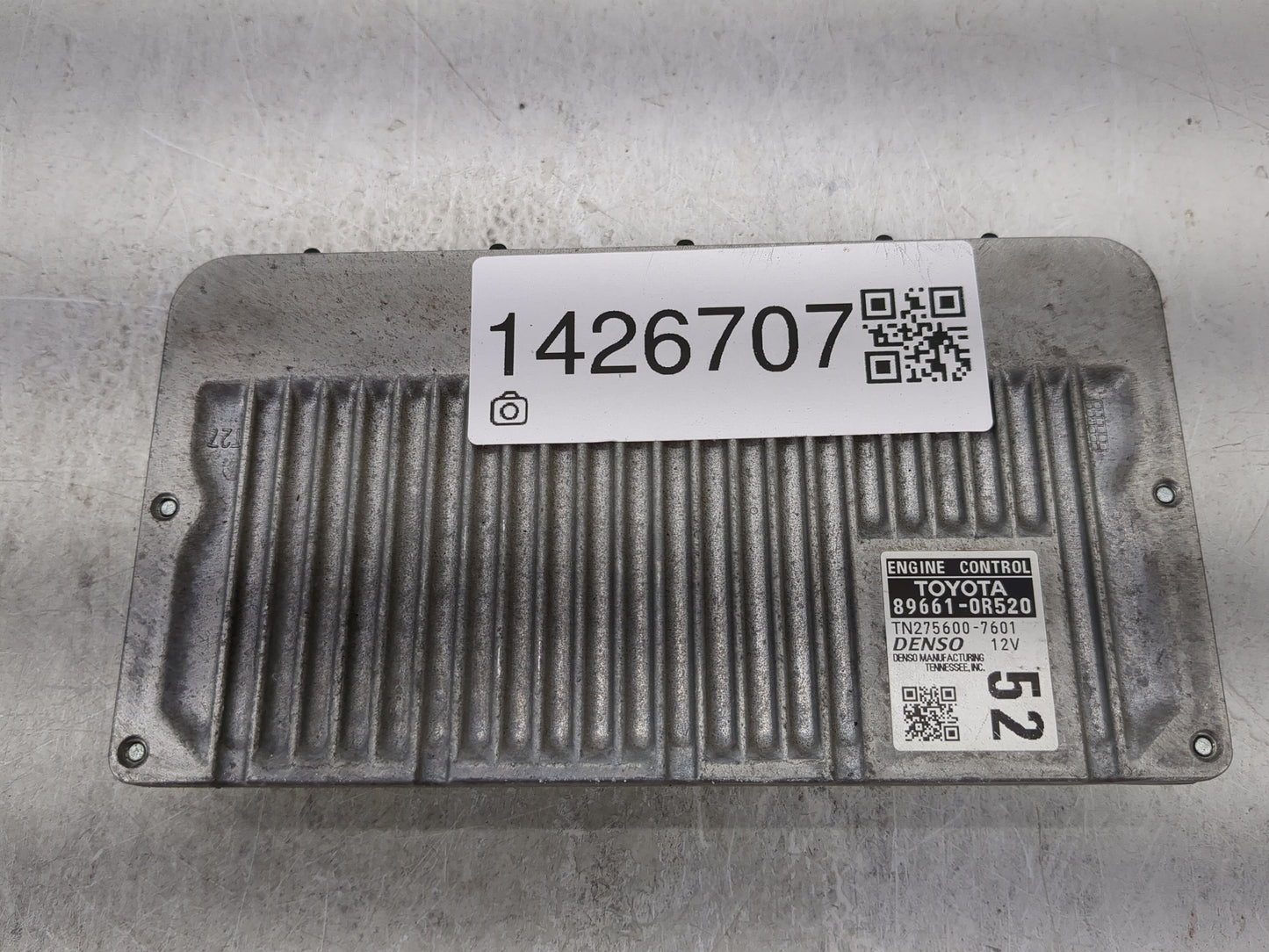 2016-2018 Toyota Rav4 PCM Engine Control Computer ECU ECM PCU OEM P/N:89661-0R520 TN275600-7601 Fits Fits 2016 2017 2018 OEM