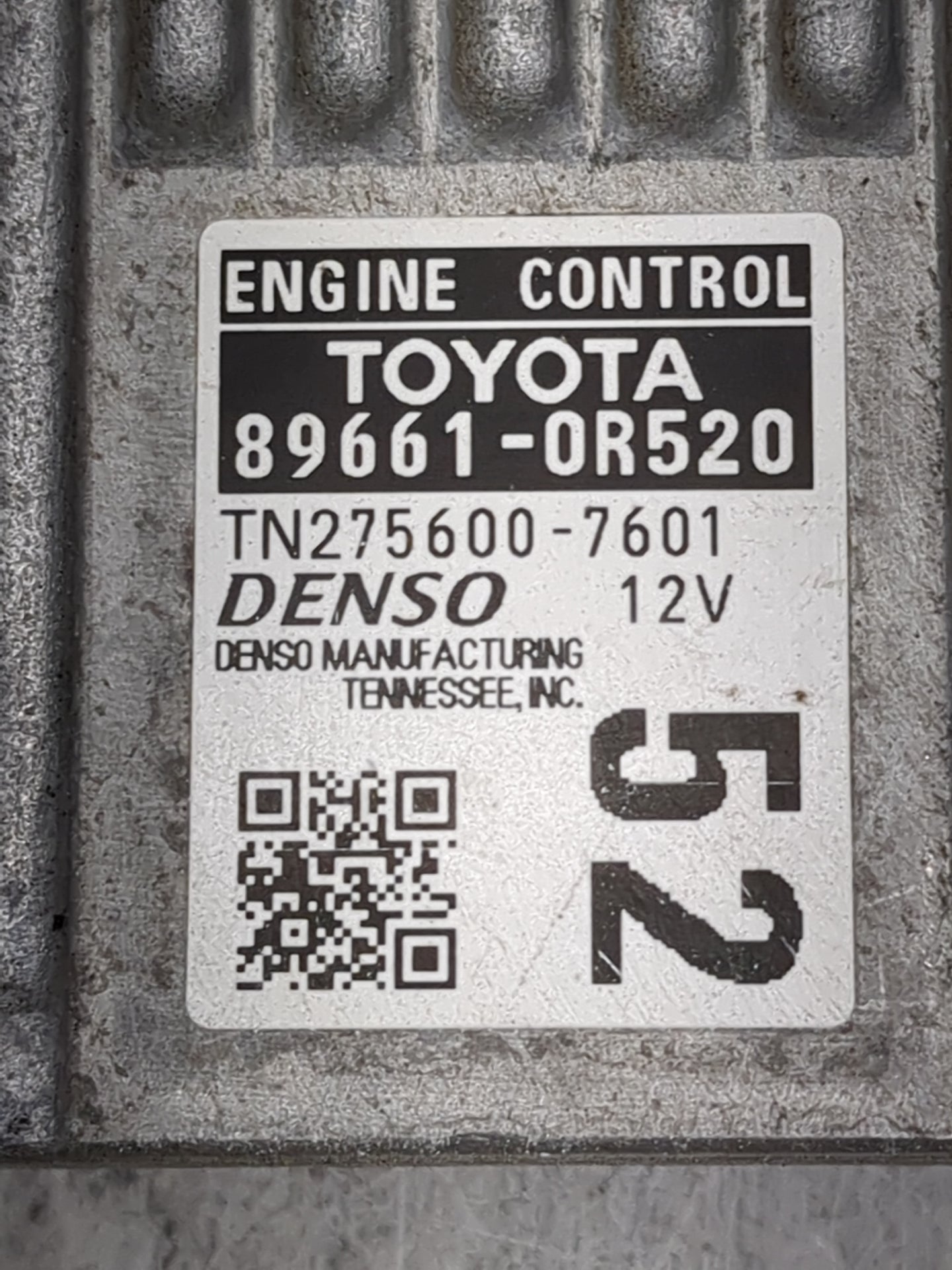 2016-2018 Toyota Rav4 PCM Engine Control Computer ECU ECM PCU OEM P/N:89661-0R520 TN275600-7601 Fits Fits 2016 2017 2018 OEM