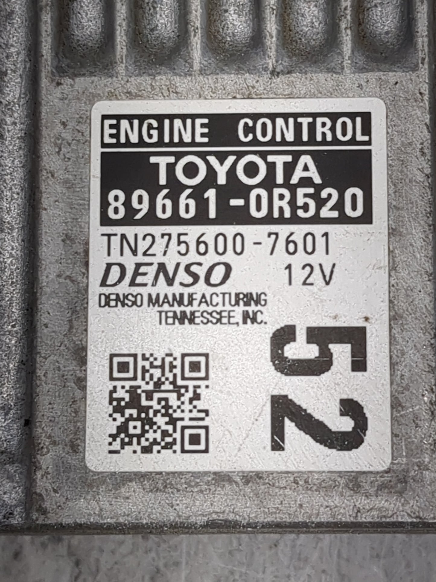 2016-2018 Toyota Rav4 PCM Engine Control Computer ECU ECM PCU OEM P/N:89661-0R520 TN275600-7601 Fits Fits 2016 2017 2018 OEM