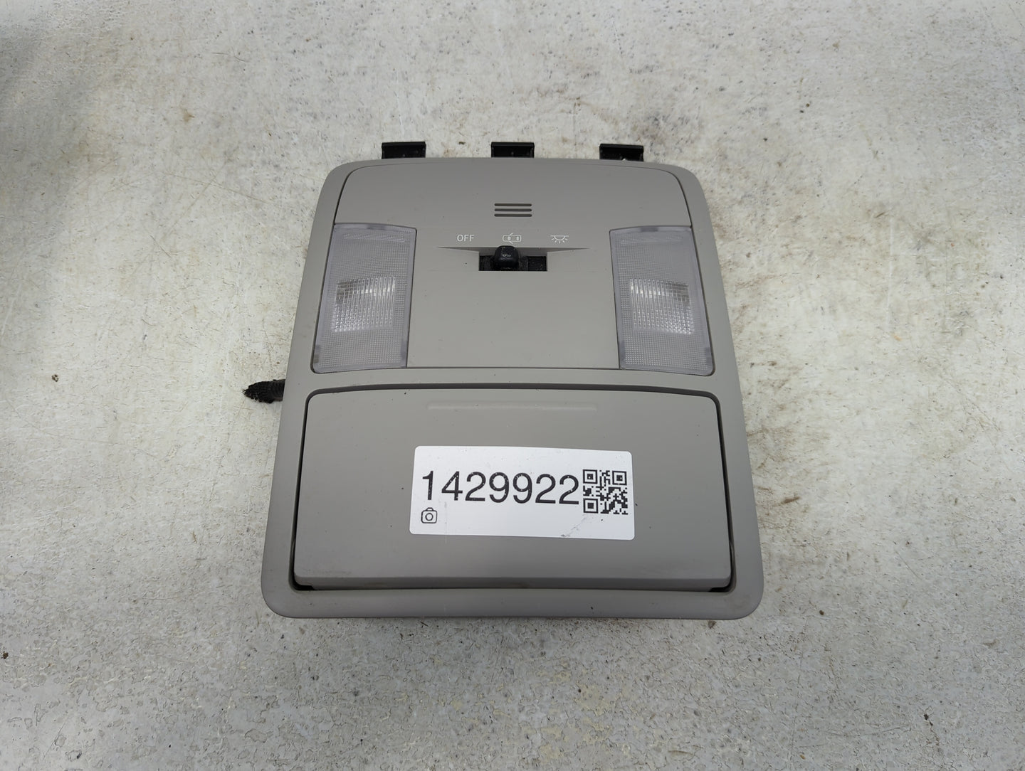 2016 Toyota Rav4 Overhead Roof Console - Oemusedautoparts1.com