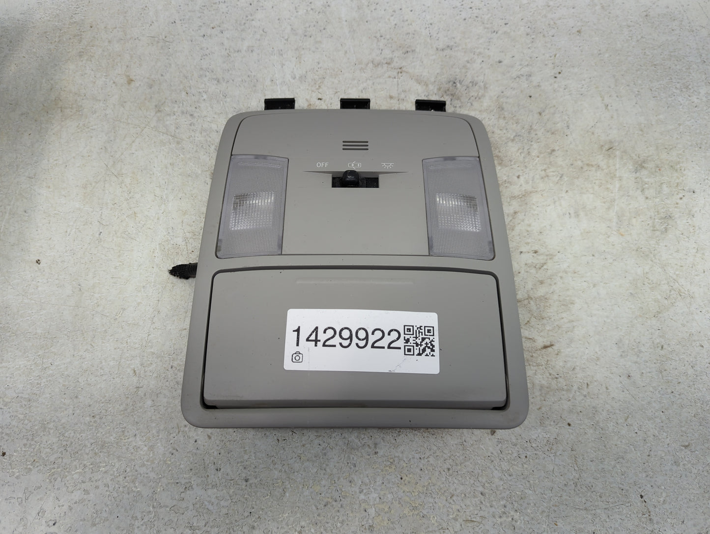 2016 Toyota Rav4 Overhead Roof Console - Oemusedautoparts1.com