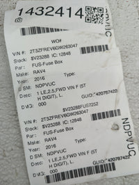 2013-2018 Toyota Rav4 Fusebox Fuse Box Panel Relay Module Fits Fits 2013 2014 2015 2016 2017 2018 2019 2020 2021 OEM Used Au
