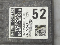 2016-2018 Toyota Rav4 PCM Engine Control Computer ECU ECM PCU OEM P/N:89661-0R520 TN275600-7601 Fits Fits 2016 2017 2018 OEM