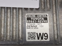 2016-2018 Toyota Rav4 PCM Engine Control Computer ECU ECM PCU OEM P/N:89661-42V90 275600-7471 Fits Fits 2016 2017 2018 OEM U