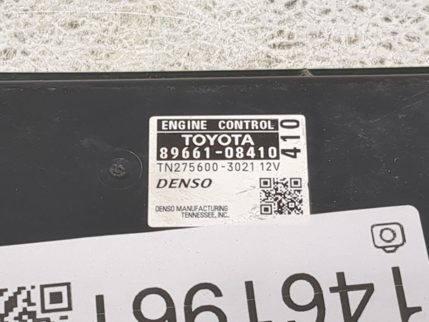 2015-2016 Toyota Sienna PCM Engine Control Computer ECU ECM PCU OEM P/N:89661-08410 TN275600-3021 Fits Fits 2015 2016 OEM Us