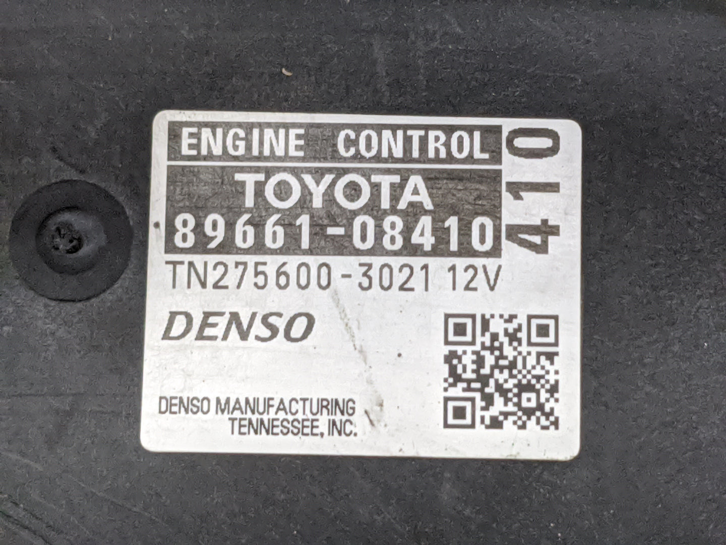 2015-2016 Toyota Sienna PCM Engine Control Computer ECU ECM PCU OEM P/N:89661-08410 TN275600-3021 Fits Fits 2015 2016 OEM Us