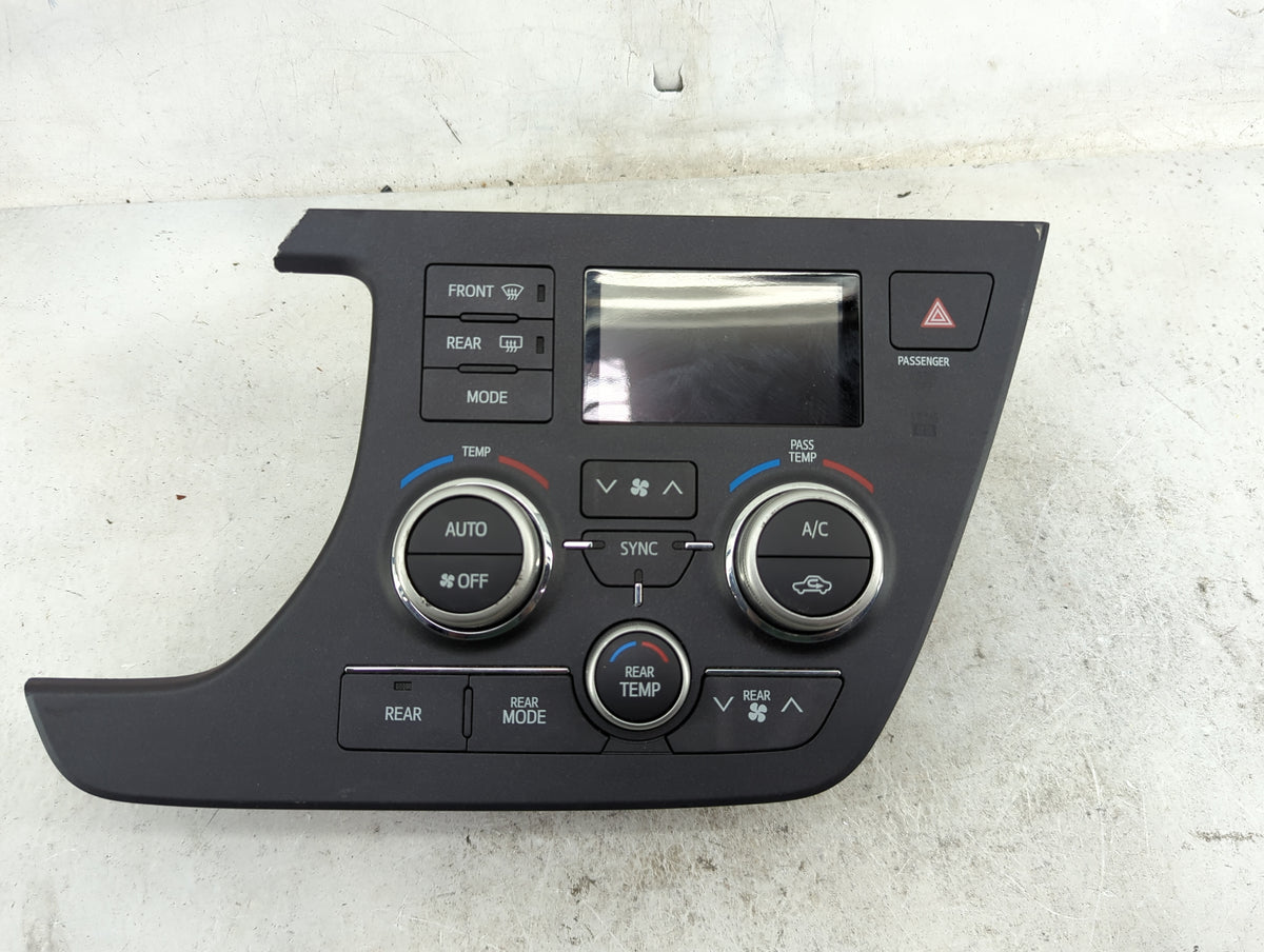 2015-2017 Toyota Sienna Climate Control Module Temperature AC/Heater Replacement Fits Fits 2015 2016 2017 OEM Used Auto Part