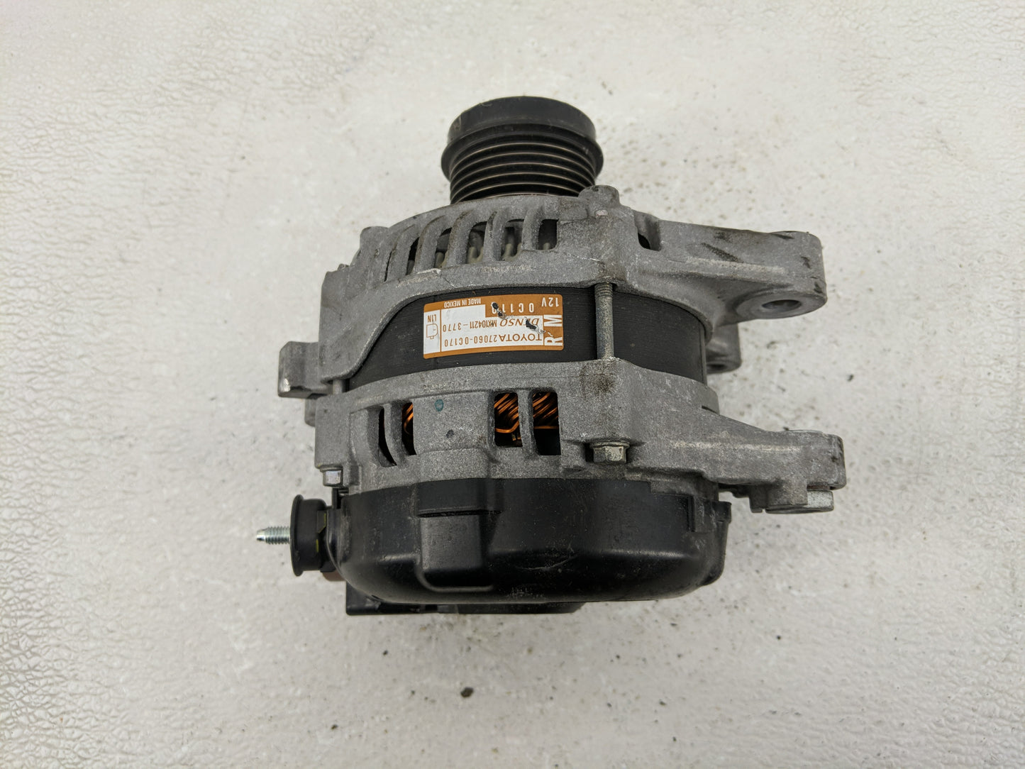 2016-2022 Toyota Tacoma Alternator Replacement Generator Charging Assembly Engine OEM P/N:27060-0C170 Fits OEM Used Auto Par