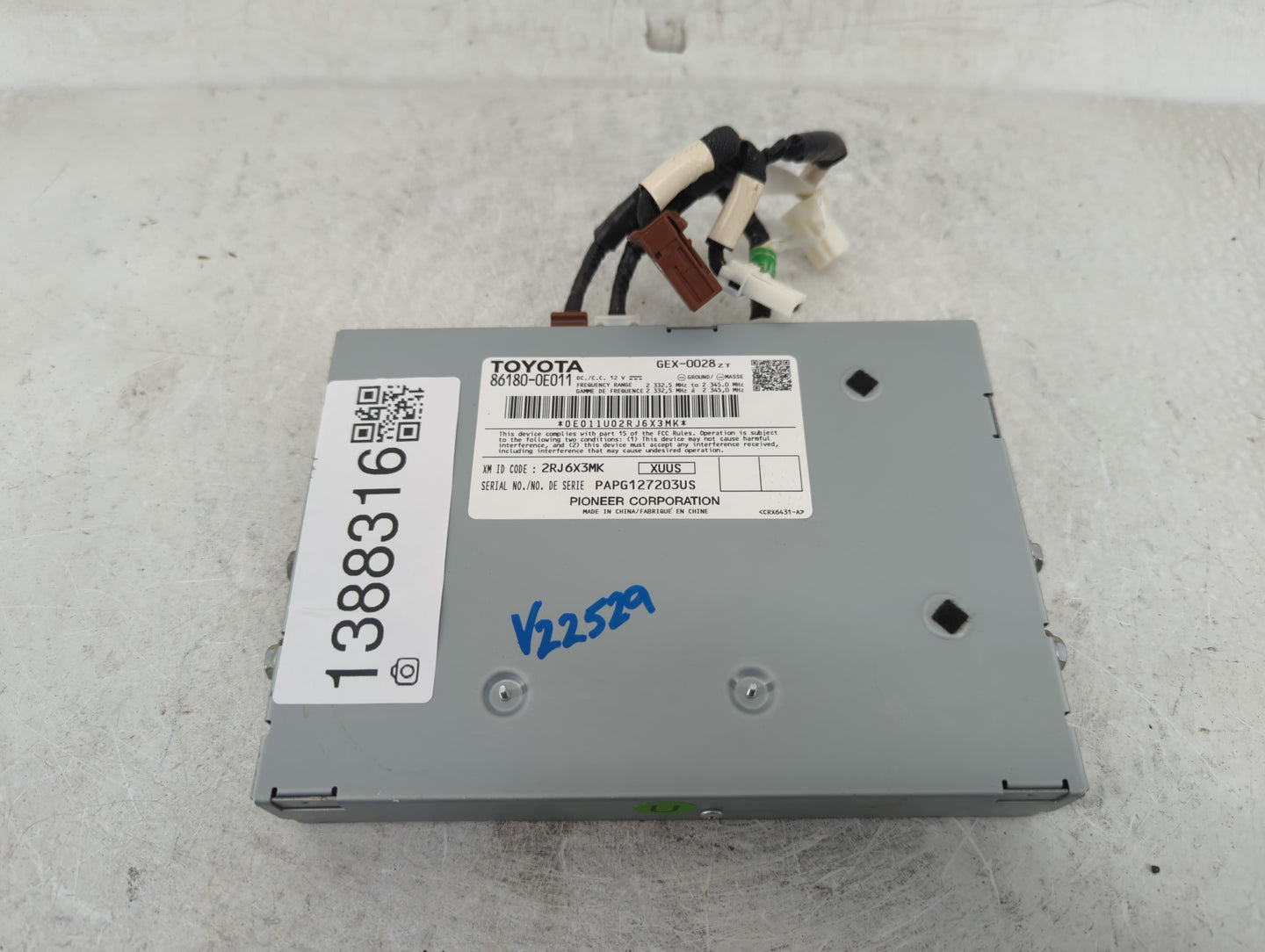 2014-2019 Toyota Tacoma Radio AM FM Cd Player Receiver Replacement P/N:86180-0E011 Fits OEM Used Auto Parts - Oemusedautopar