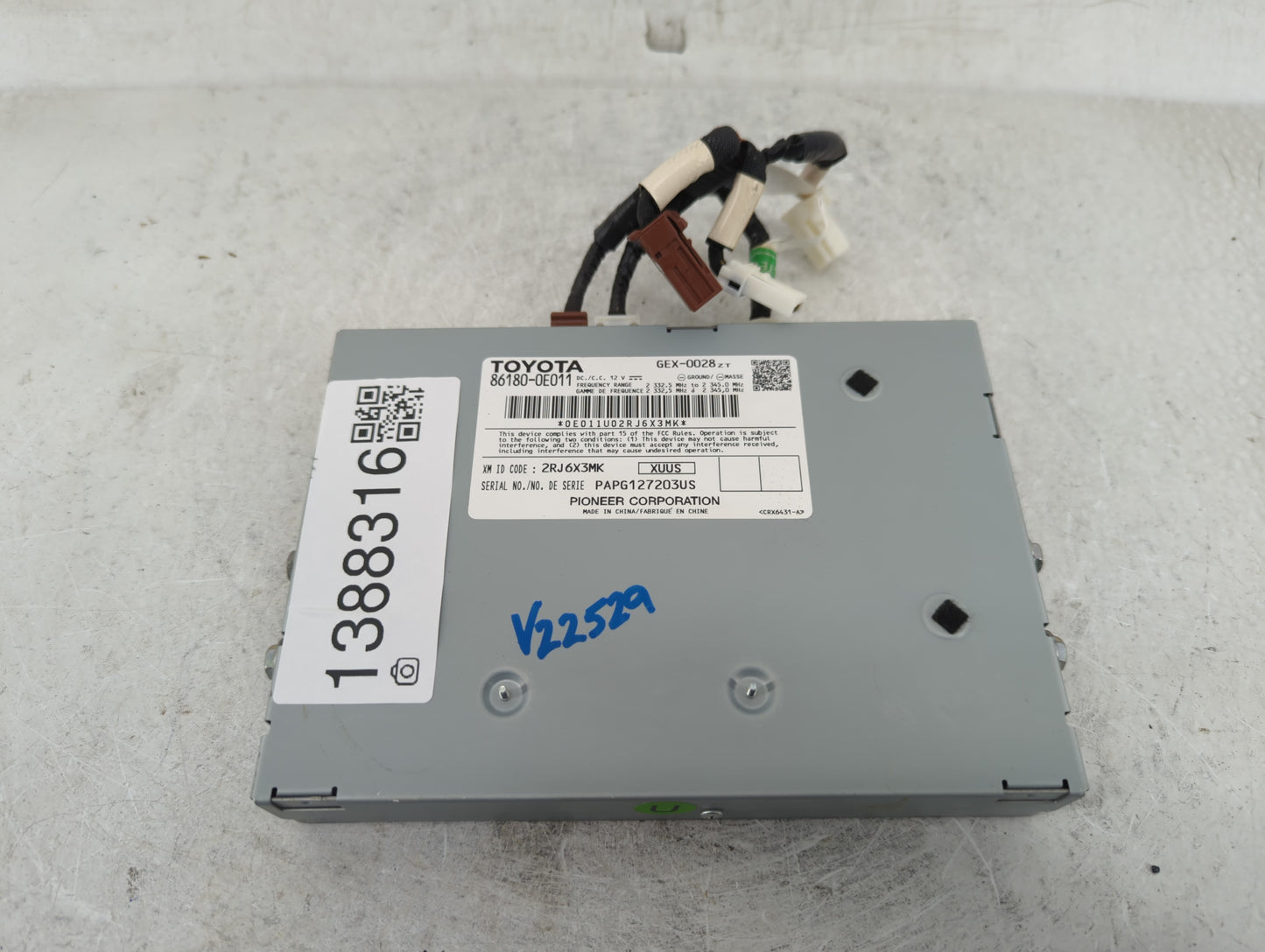 2014-2019 Toyota Tacoma Radio AM FM Cd Player Receiver Replacement P/N:86180-0E011 Fits OEM Used Auto Parts - Oemusedautopar