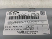 2016-2017 Toyota Tundra Radio AM FM Cd Player Receiver Replacement P/N:86180-0E011 Fits Fits 2016 2017 OEM Used Auto Parts -